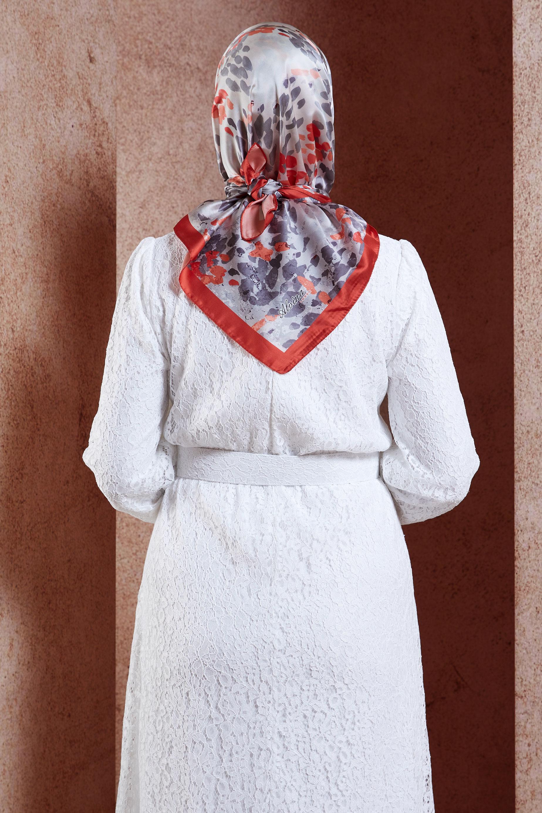 Vêtements hijab NOIR ÉCHARPE À MOTIFS ALVINA 3316