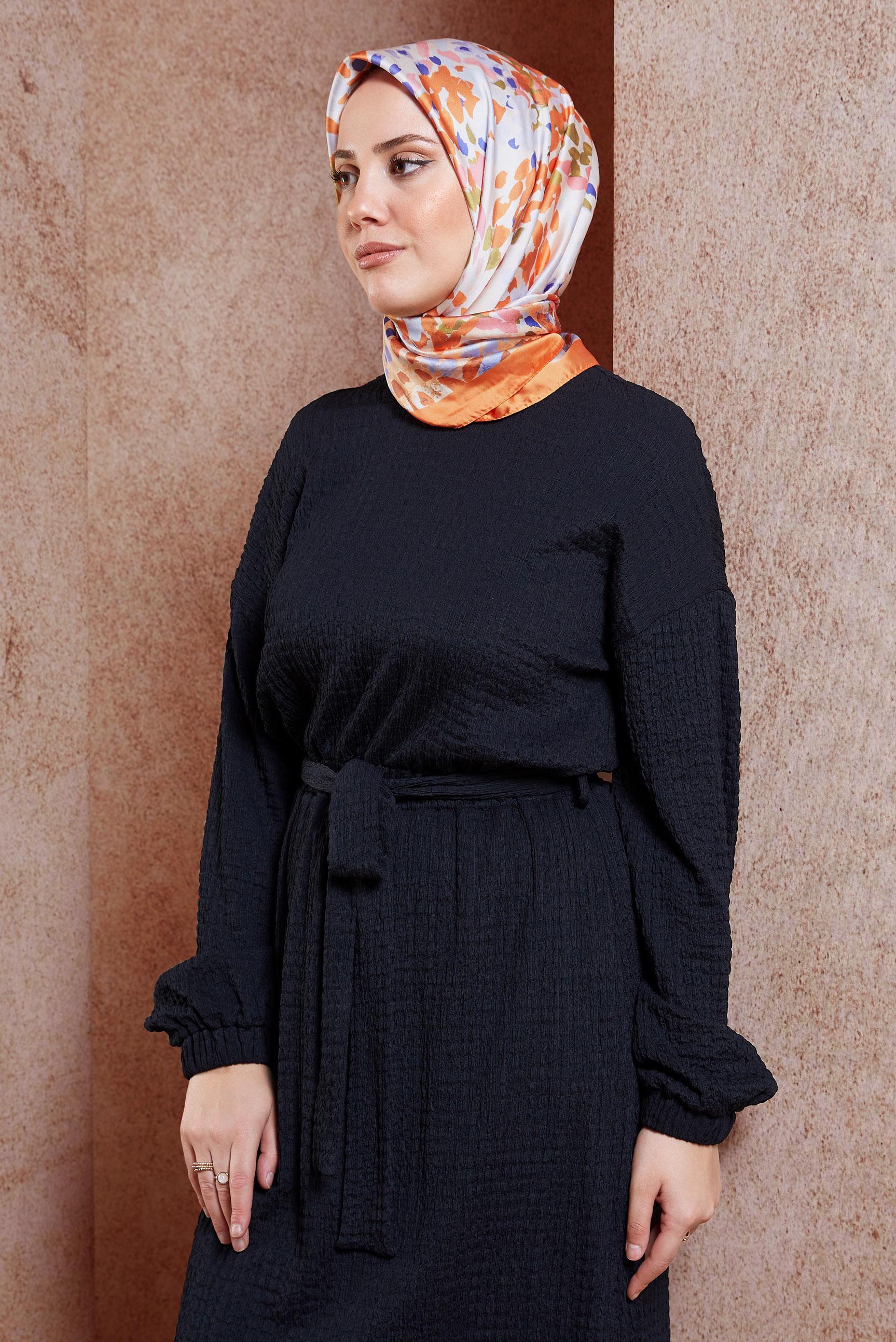 Vêtements hijab ORANGE ÉCHARPE À MOTIFS ALVINA 3316