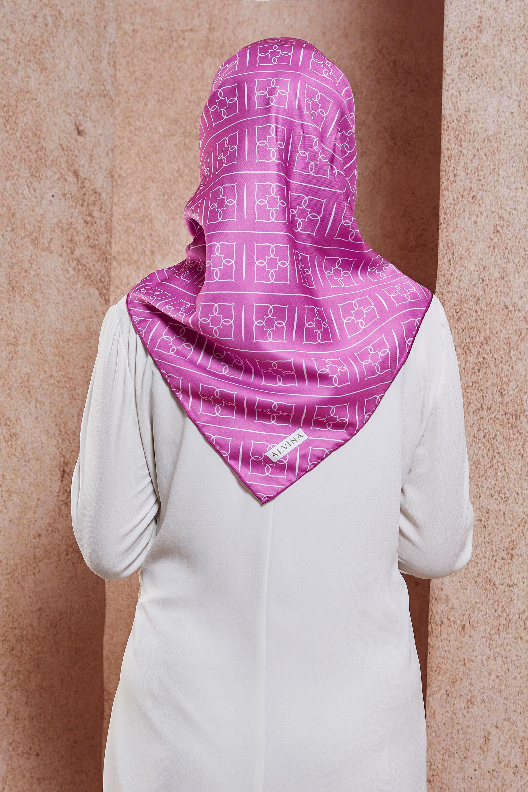 Tesettür giyim MÜRDÜM ALVİNA DİJİTAL EŞARP 6613