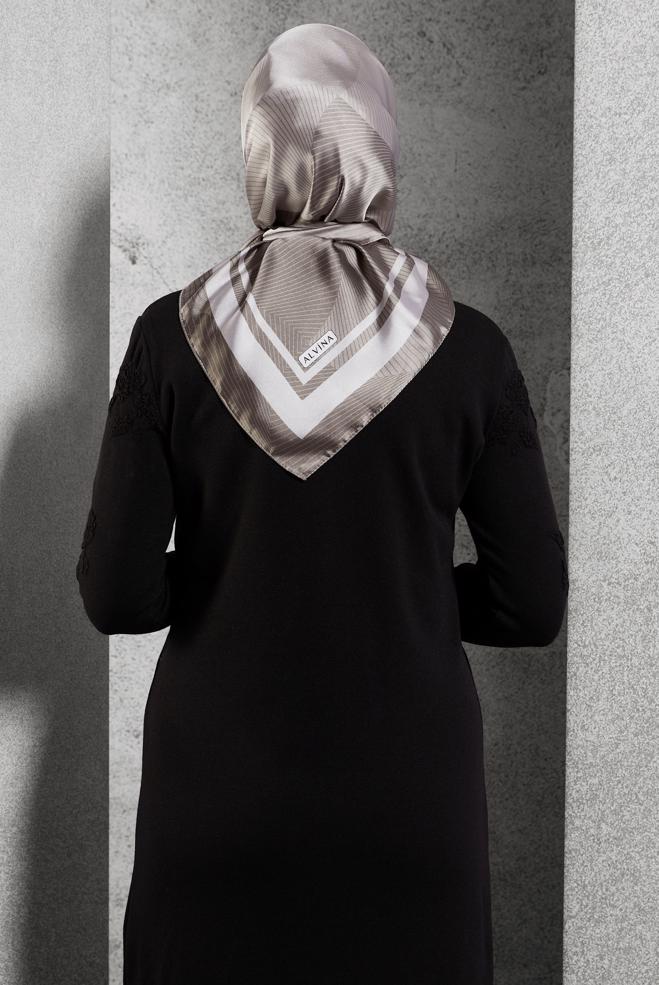 Hijab clothing BEIGE ALVINA SCARF 8402 - ALVİNA