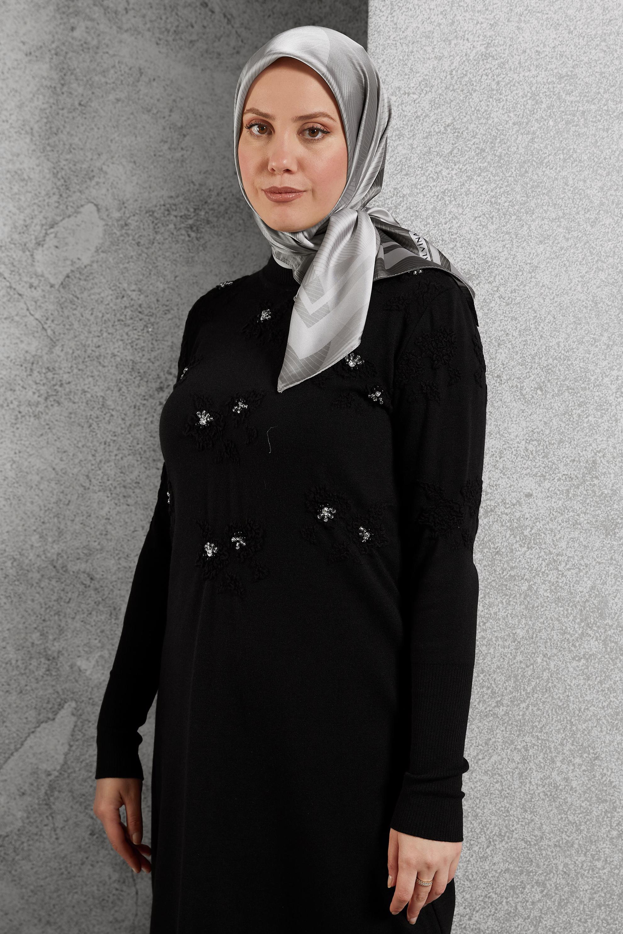Hijab clothing GREY ALVINA SCARF 8402
