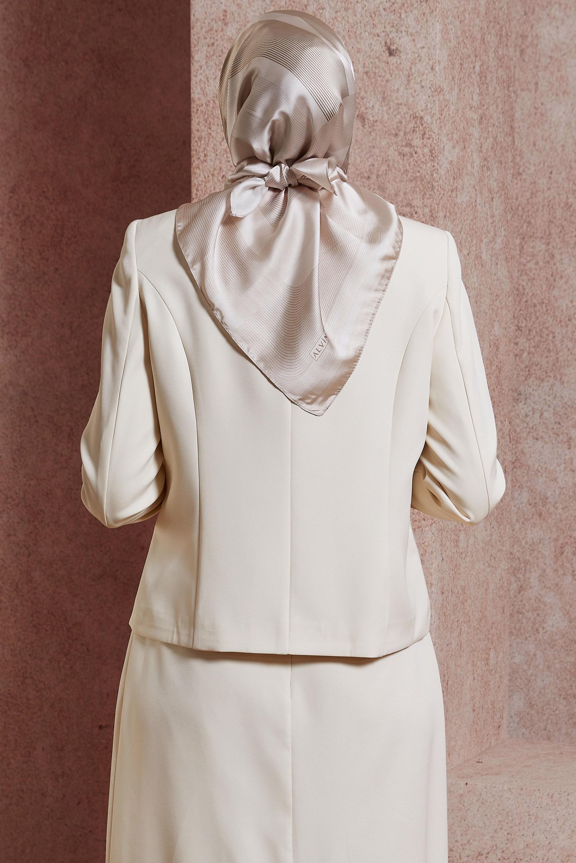 Tesettür giyim ALTIN ALVİNA EŞARP 8403