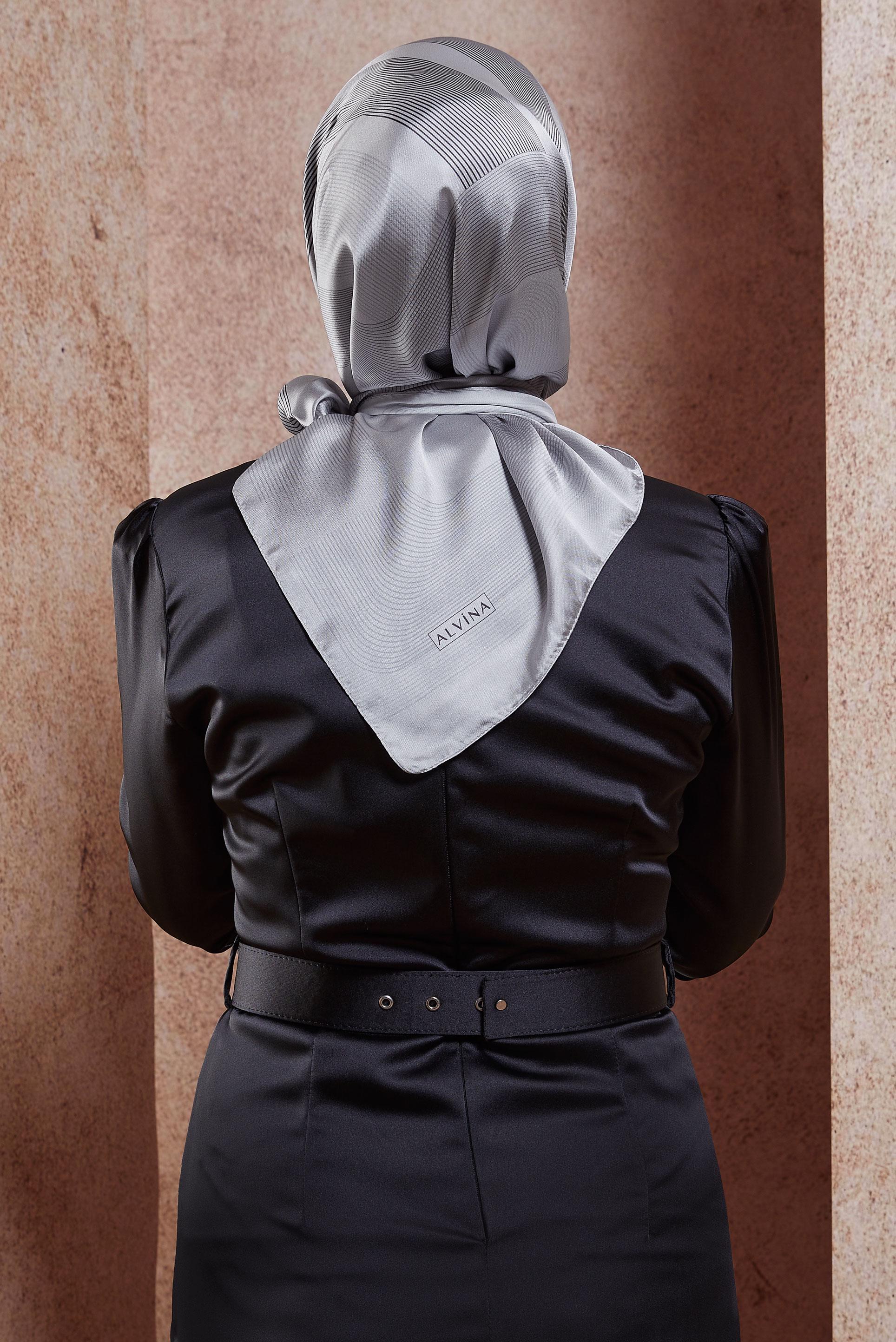 Tesettür giyim BEJ ALVİNA EŞARP 8403