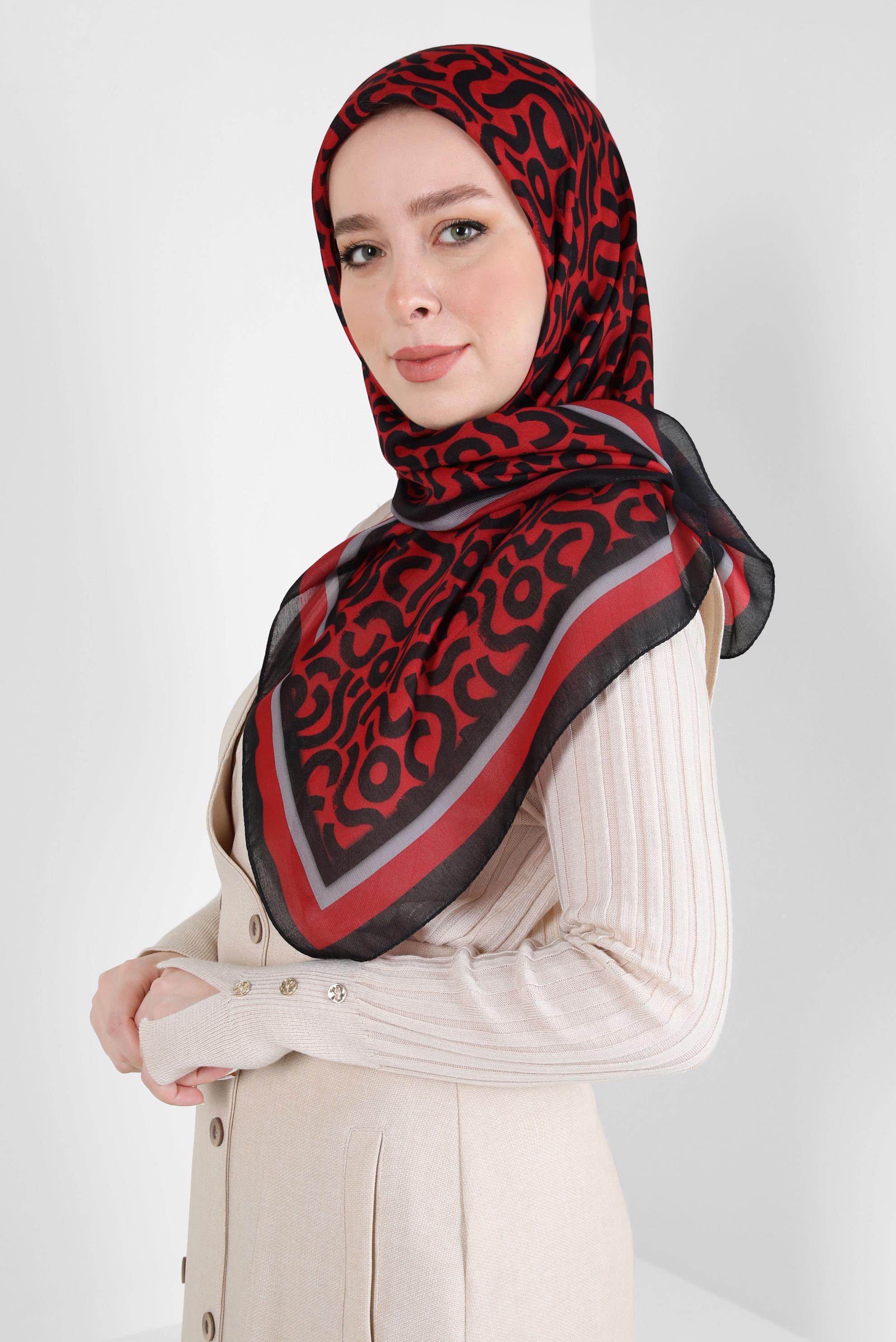 Tesettür giyim SİYAH ALVİNA SOFT EŞARP 8404