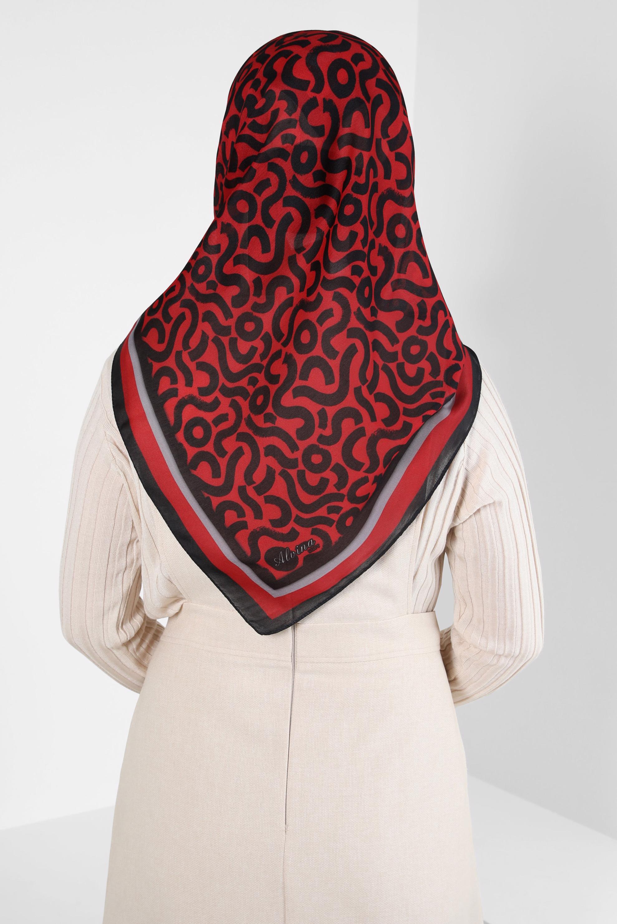 Tesettür giyim SİYAH ALVİNA SOFT EŞARP 8404