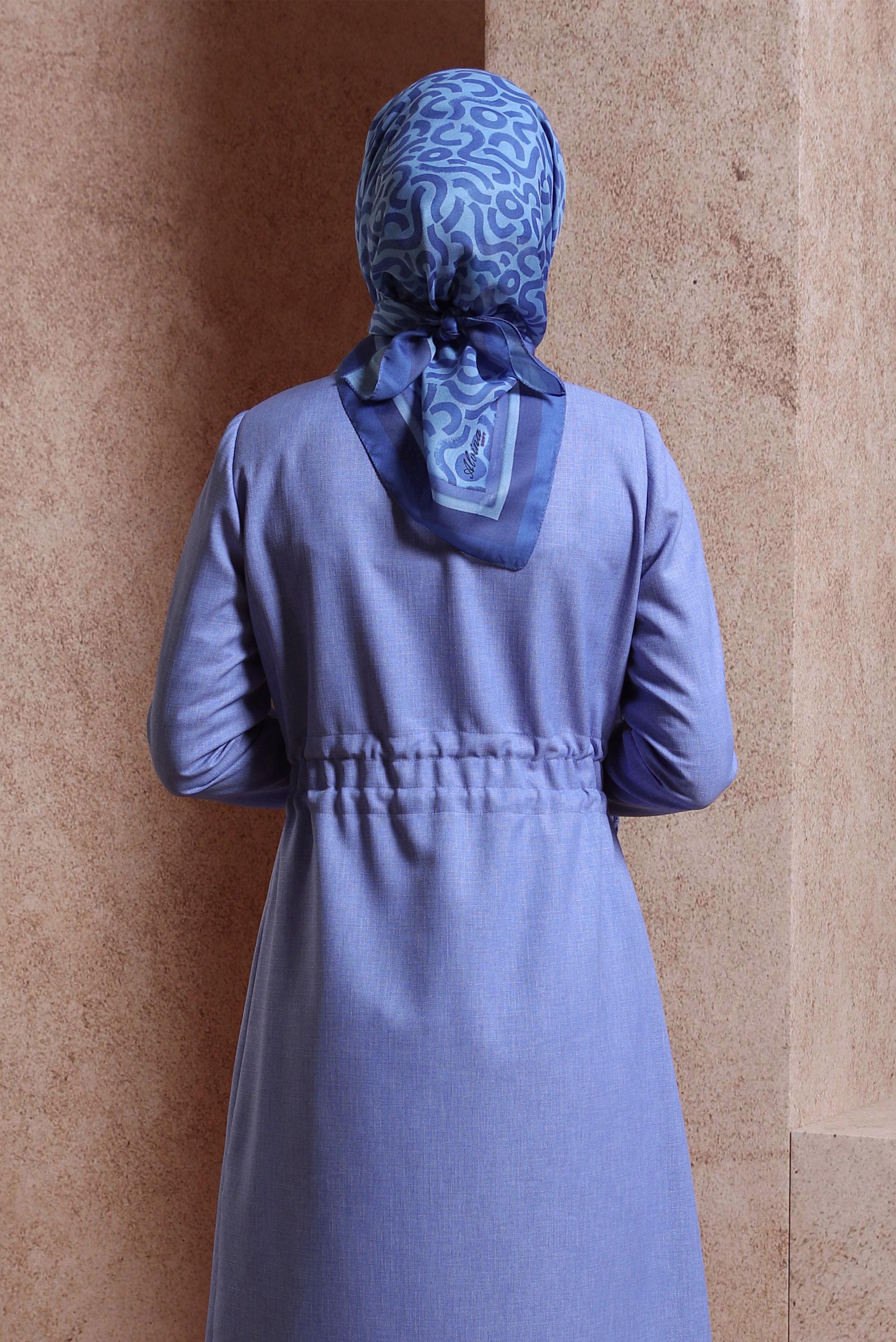 Tesettür giyim LACİVERT ALVİNA SOFT EŞARP 8404