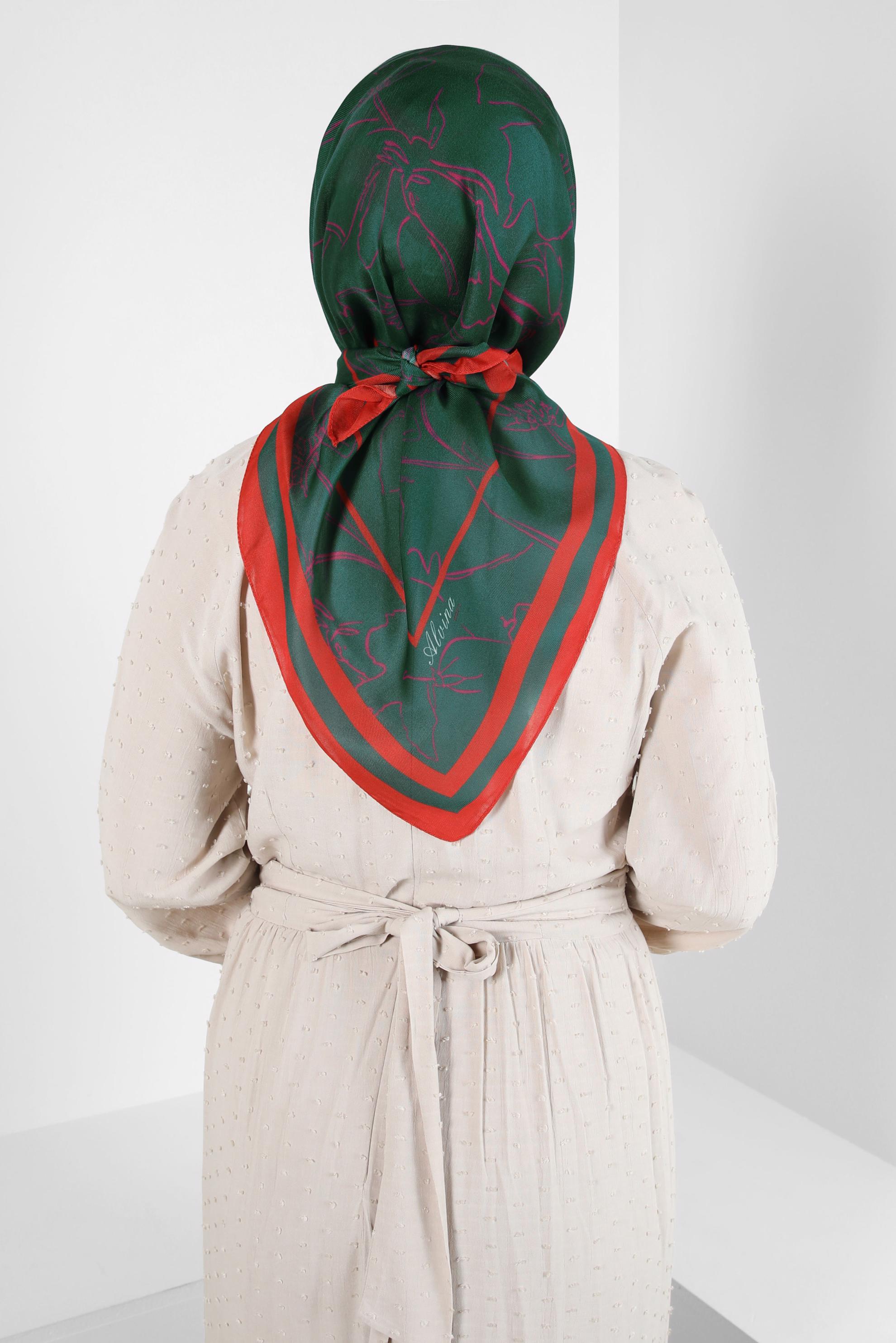 Tesettür giyim KIRMIZI ALVİNA SOFT EŞARP 8406