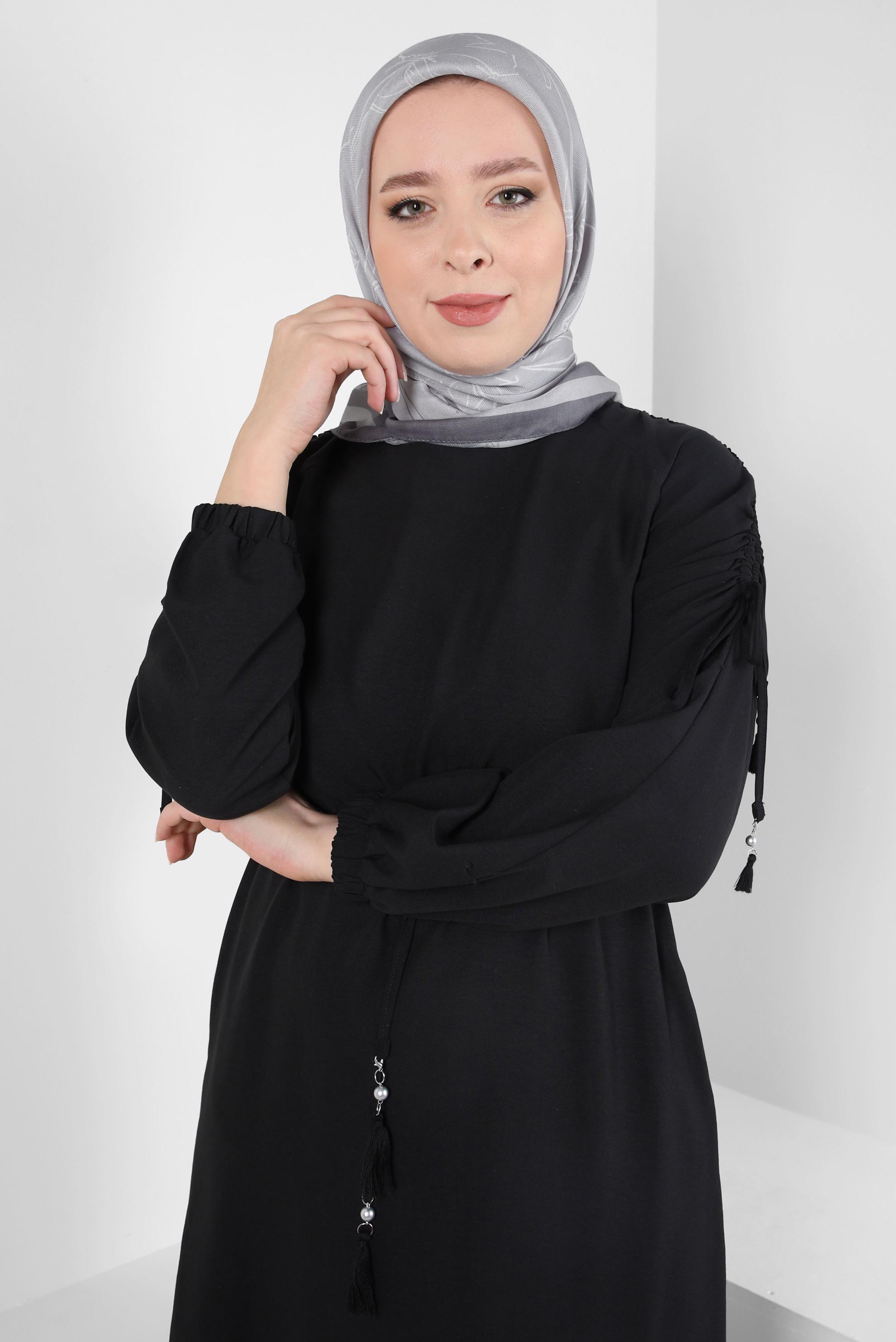 Tesettür giyim GÜMÜŞ ALVİNA SOFT EŞARP 8406
