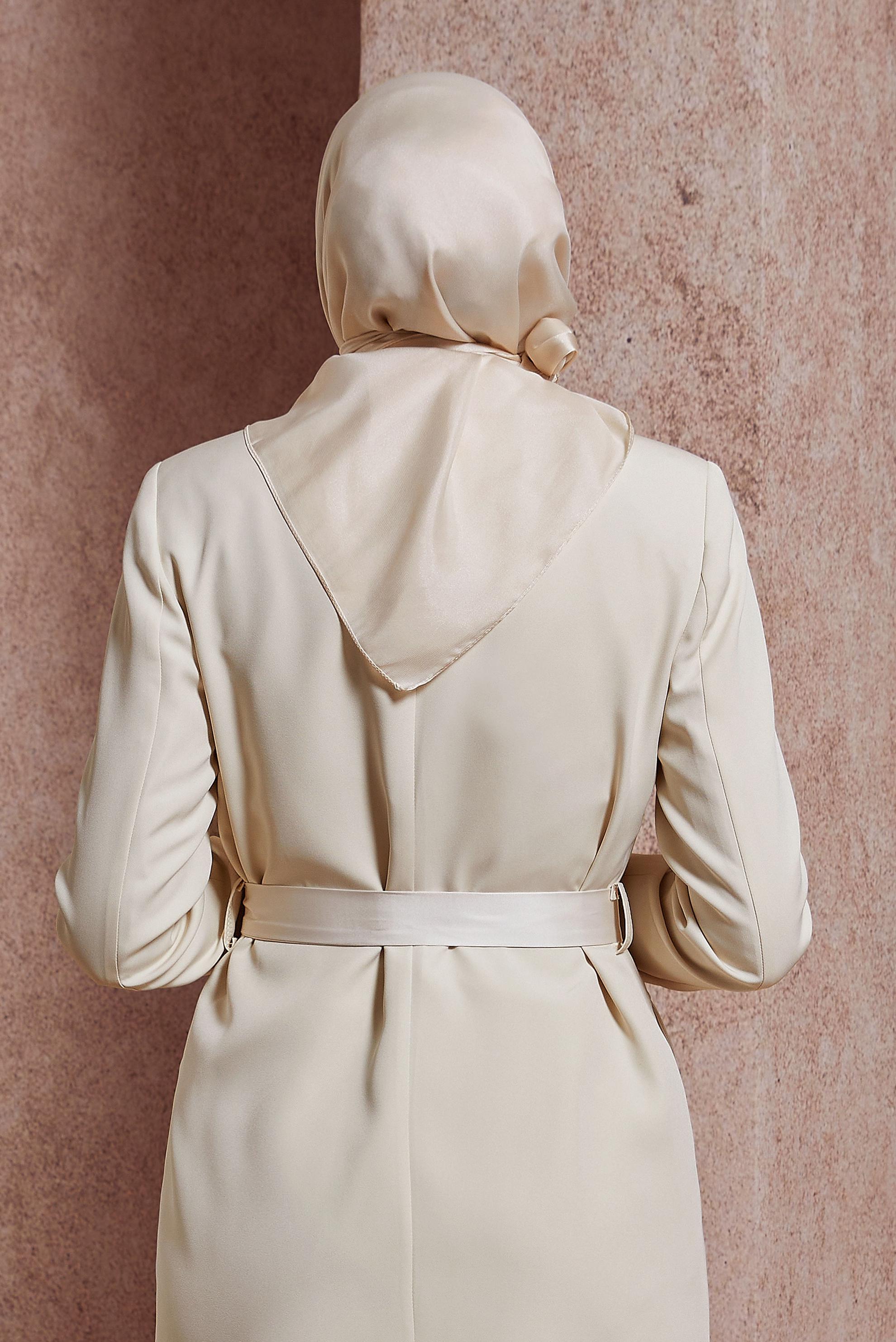 Tesettür giyim BEYAZ  ALVİNA EŞARP 8422