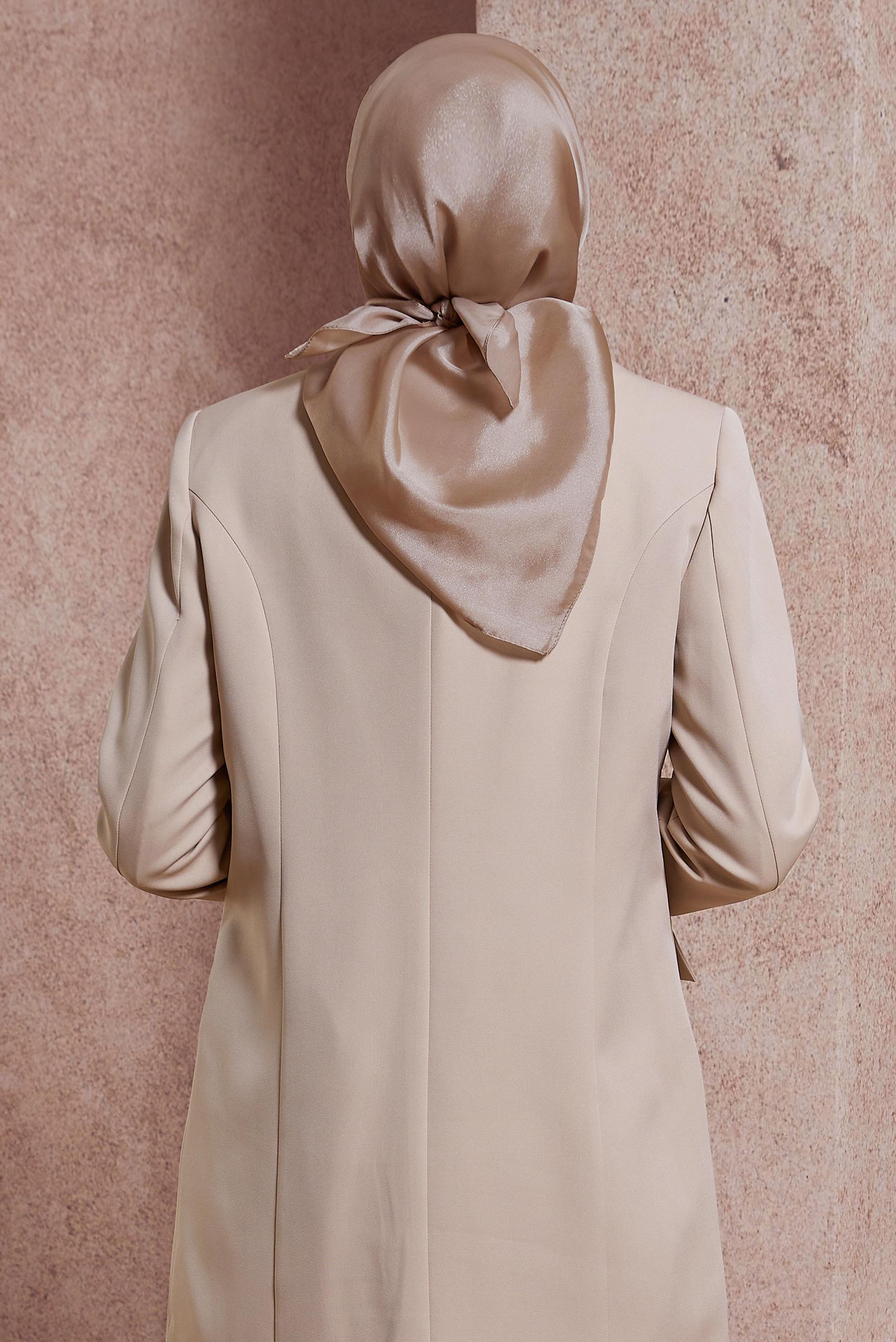 Tesettür giyim VİZON  ALVİNA EŞARP 8422