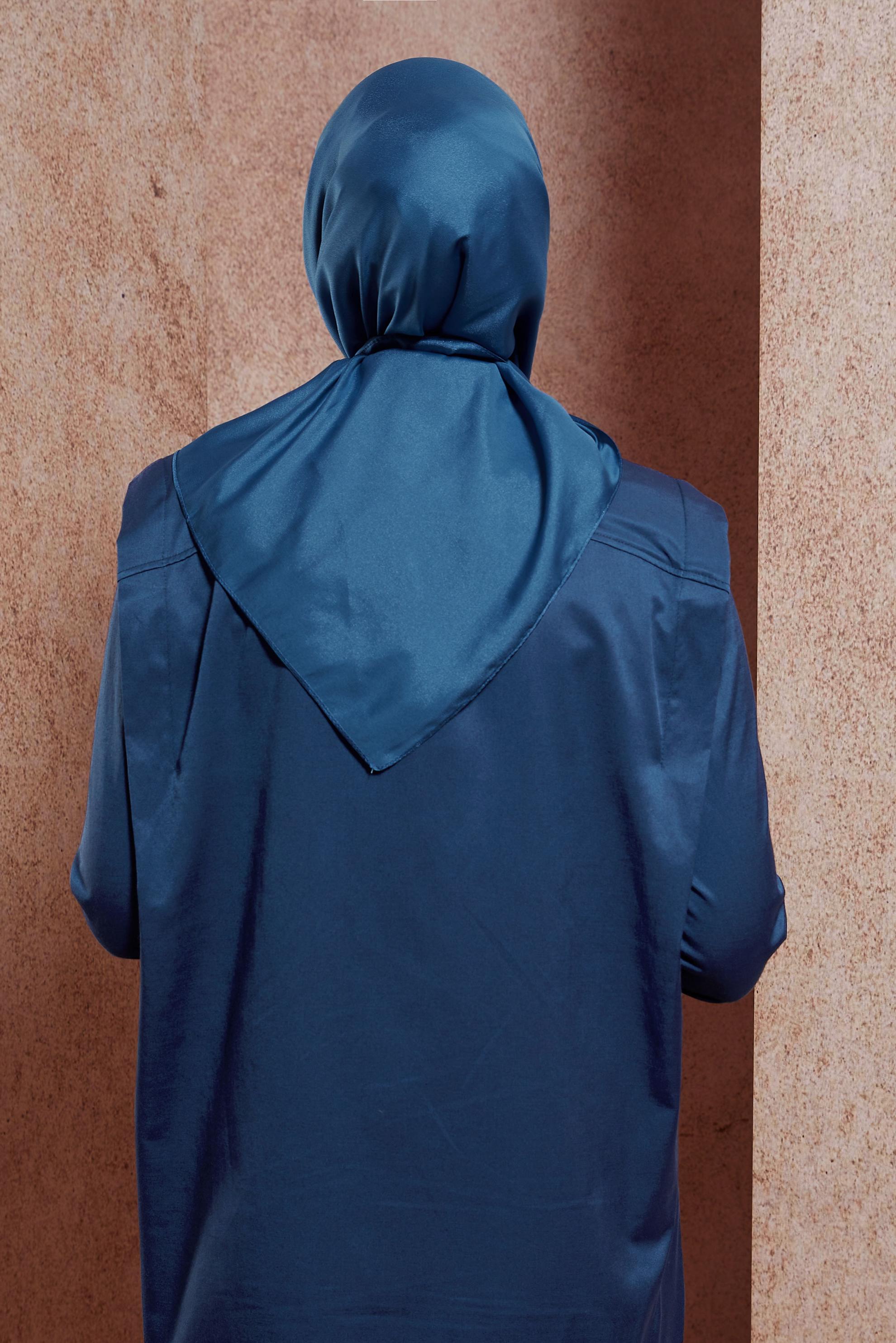 Tesettür giyim LACİVERT  ALVİNA EŞARP 8422