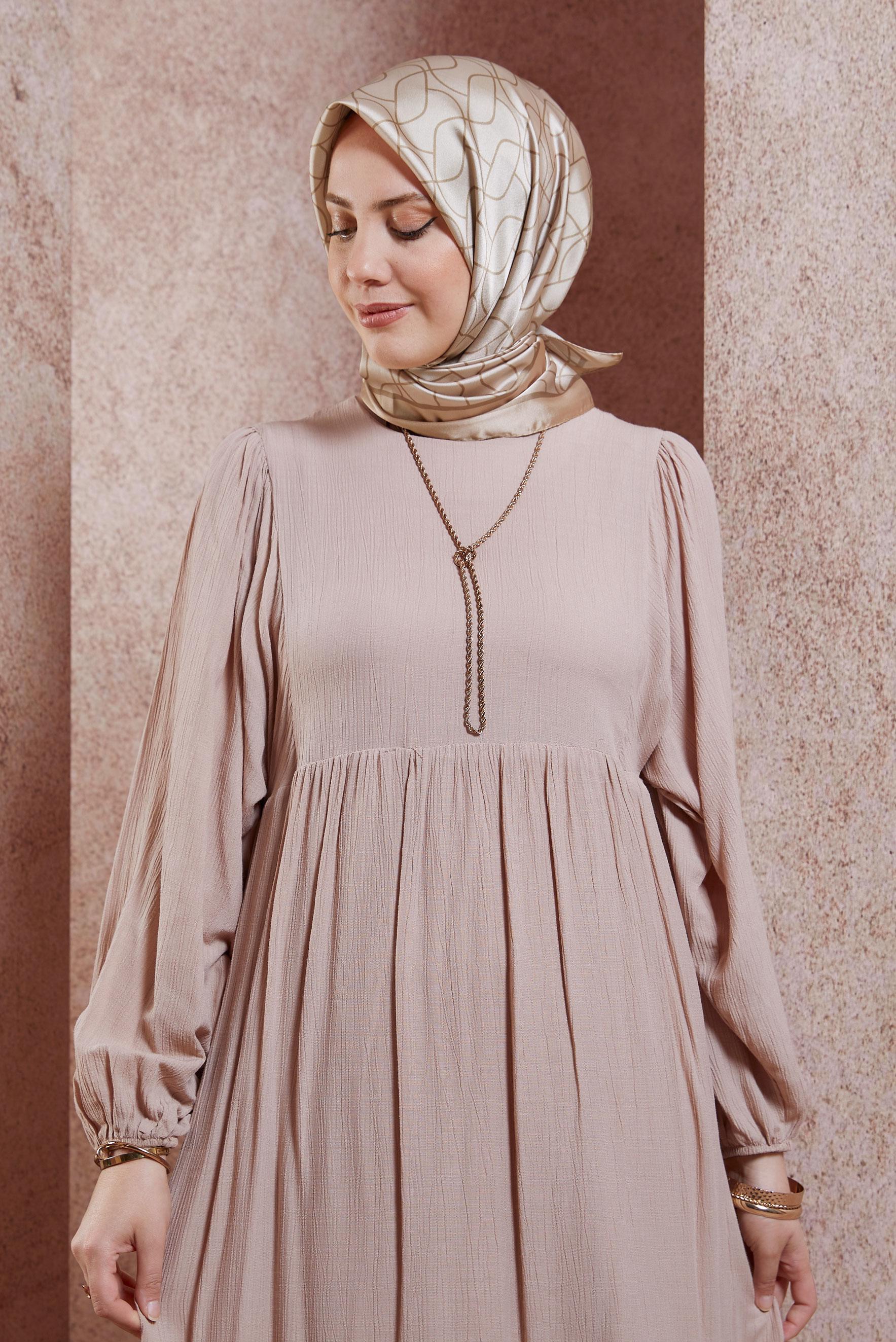 Tesettür giyim ALTIN ALVİNA EŞARP 8437