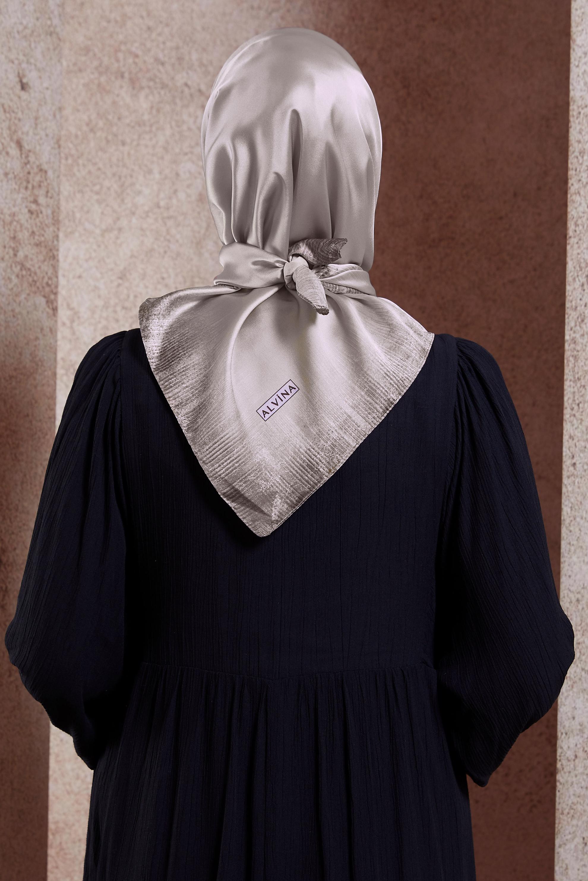 Tesettür giyim LACİVERT ALVİNA EŞARP 8438