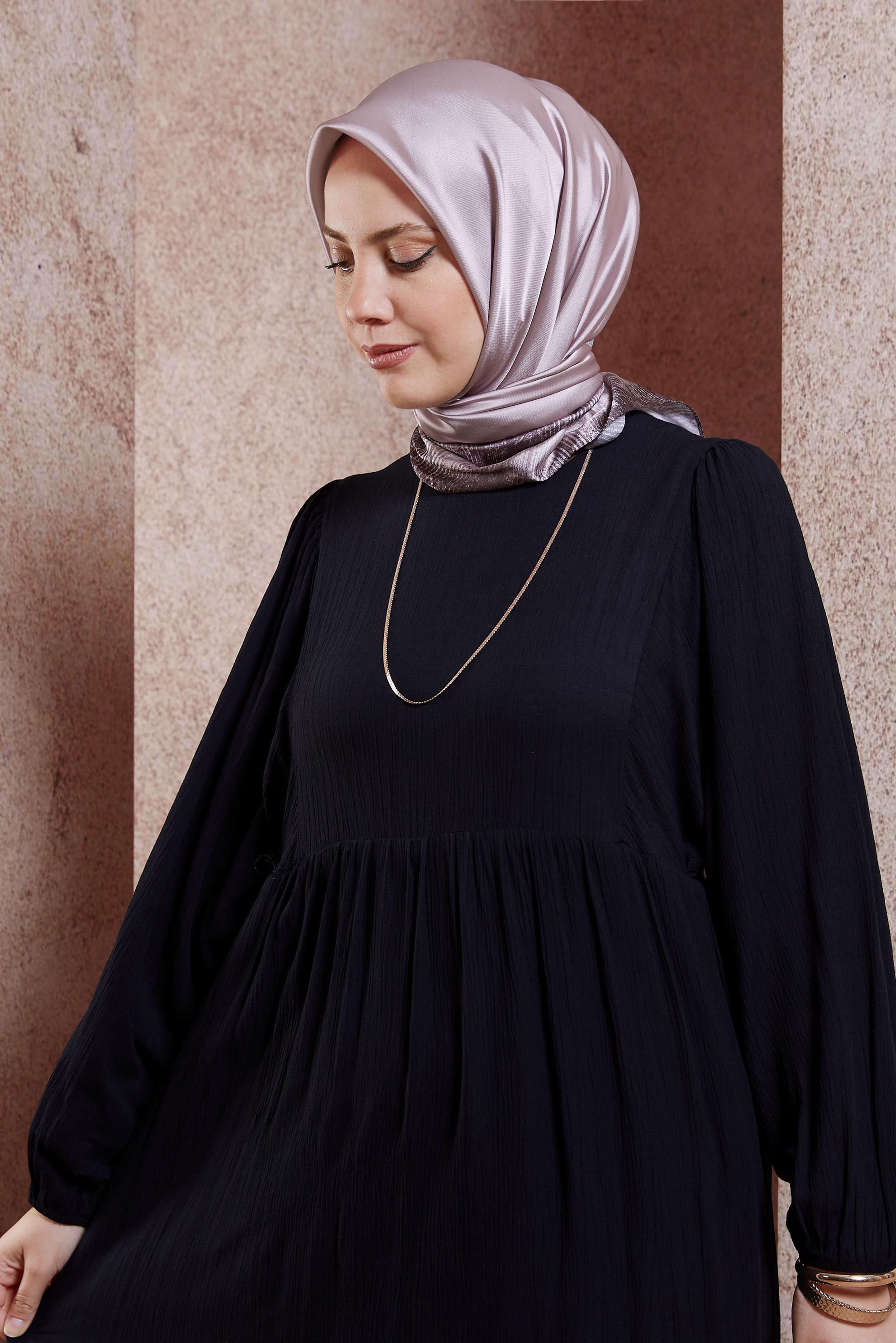 Tesettür giyim PUDRA ALVİNA EŞARP 8438