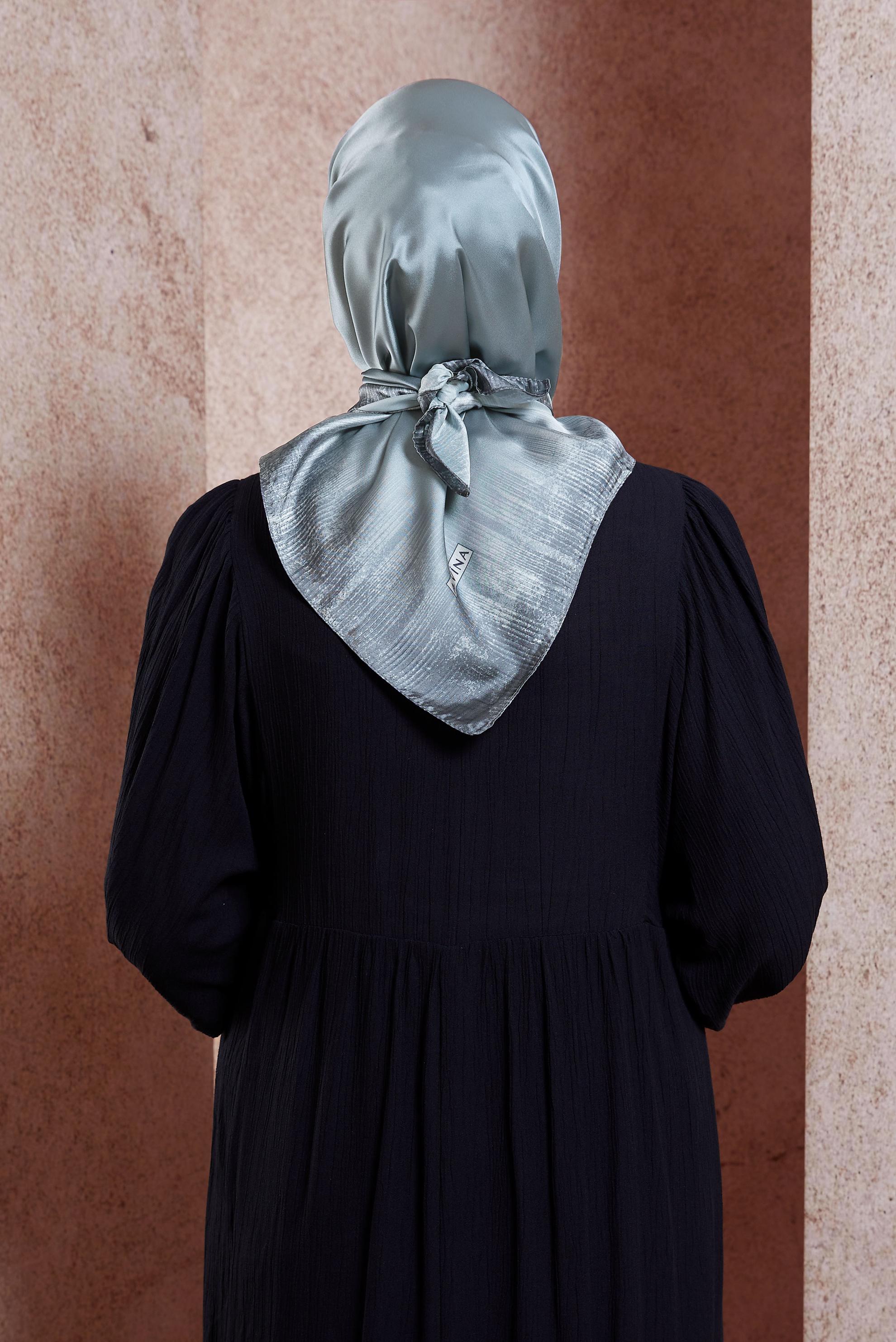 Tesettür giyim LACİVERT ALVİNA EŞARP 8438