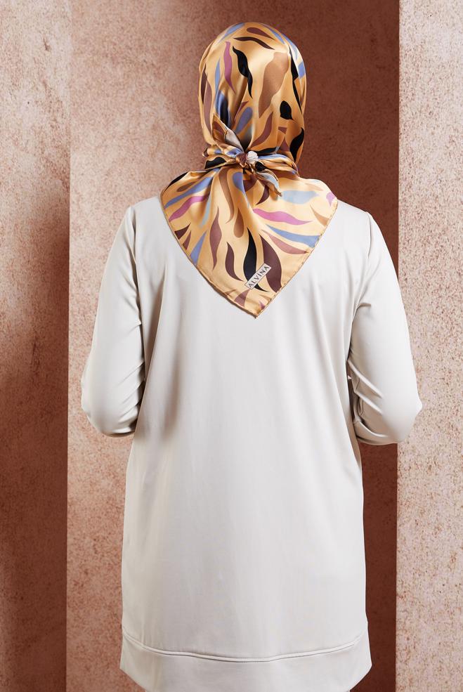 Vêtements hijab OR ÉCHARPE EN SOIE ALVINA 18736 - ALVİNA