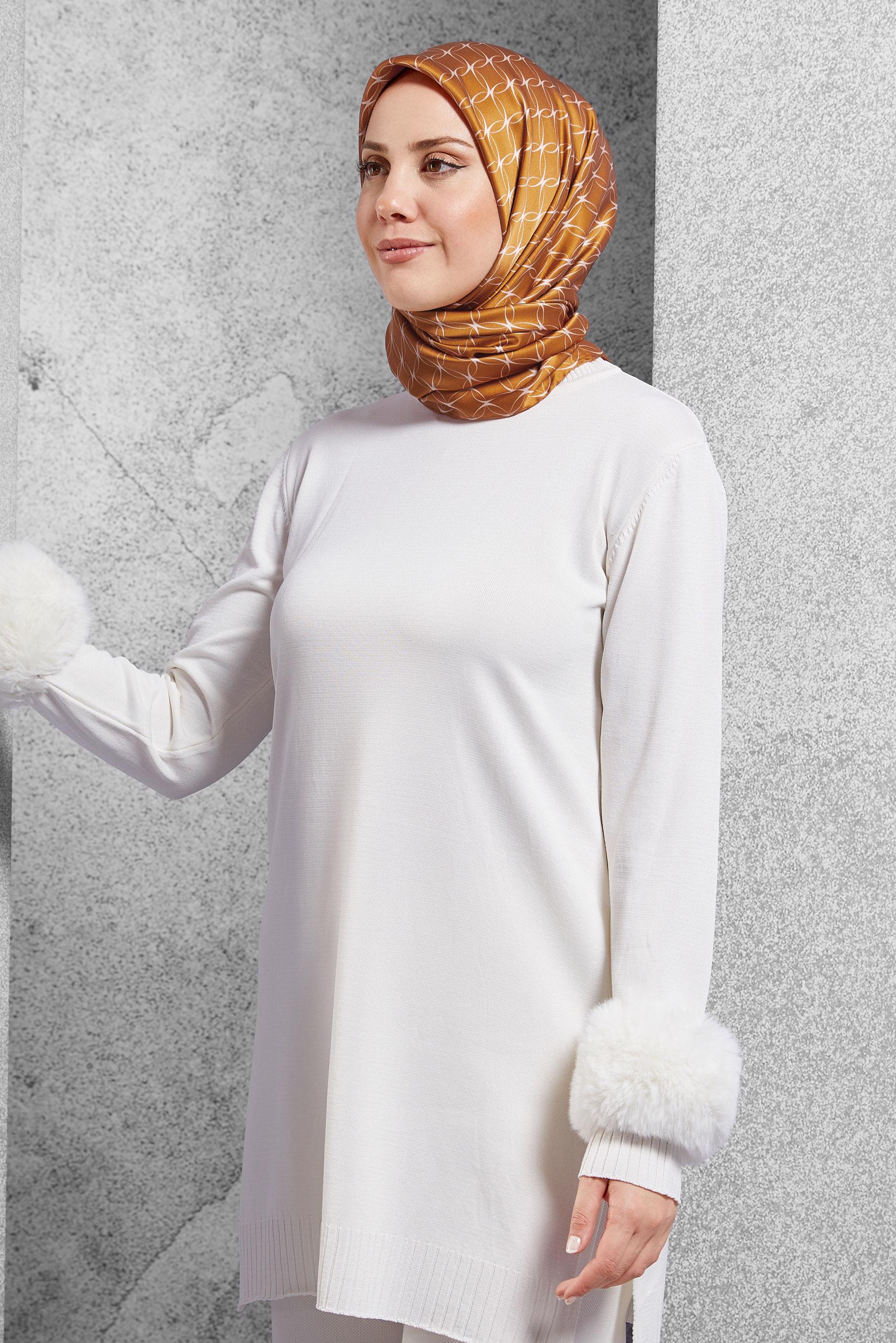 Hijab clothing TABA ALVINA SILK SCARF 18758