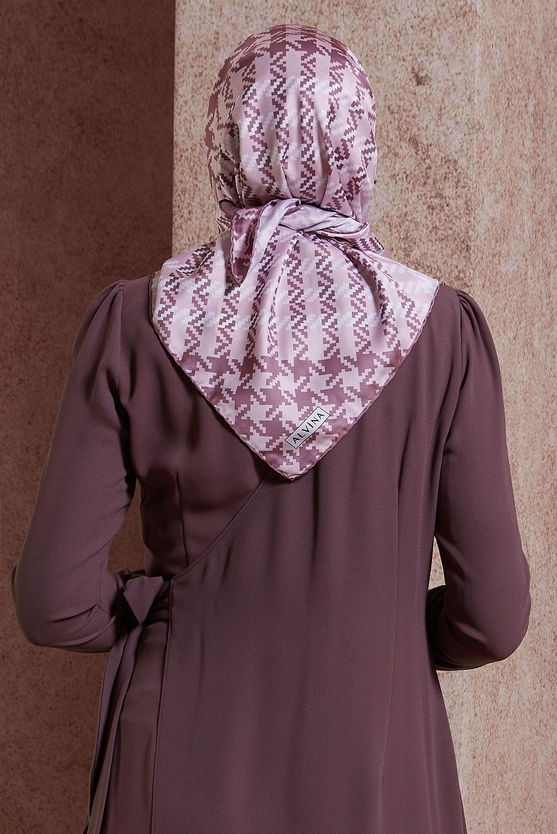 Tesettür giyim PUDRA ALVINA TWILL EŞARP 35419