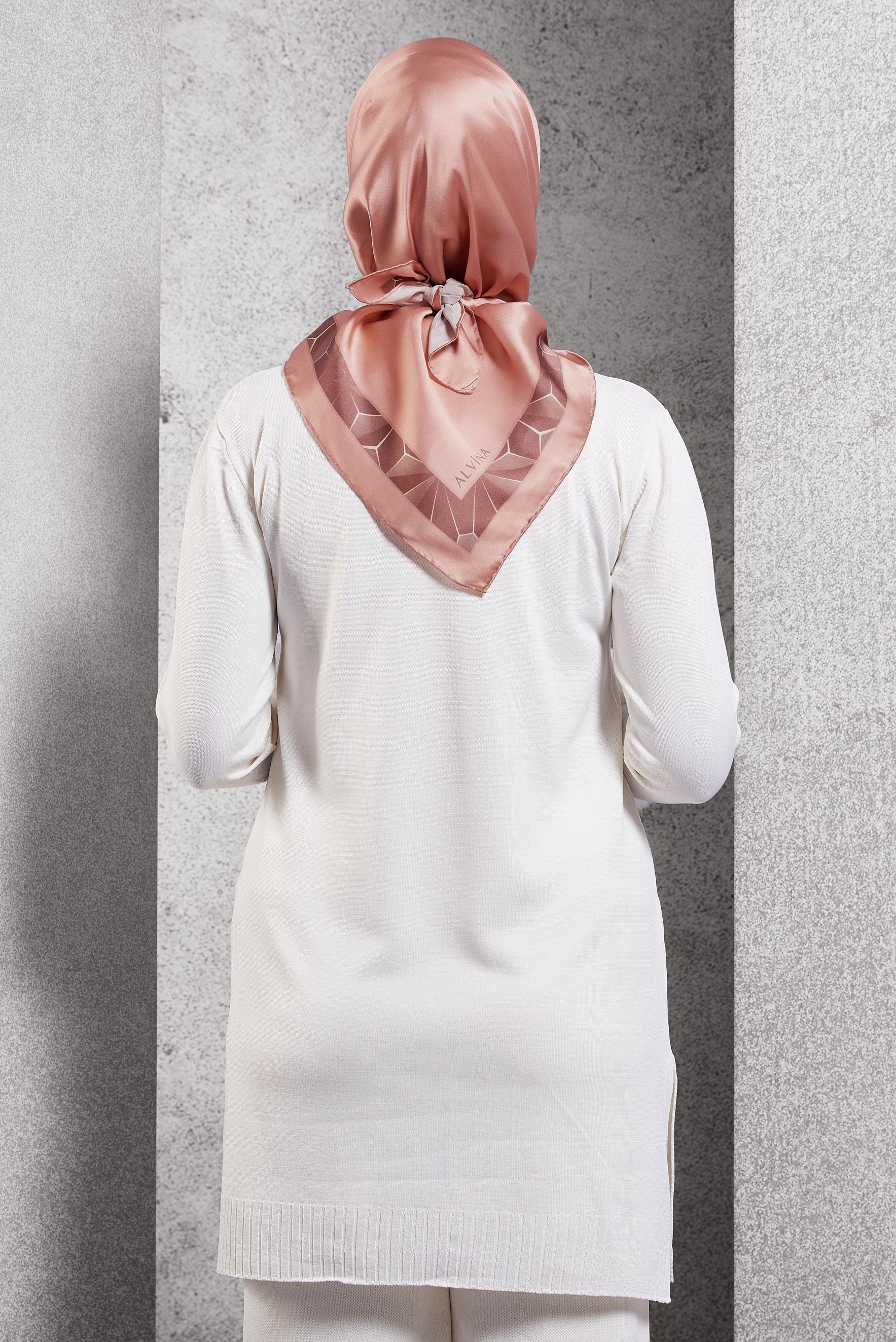 Hijab clothing PINK ALVINA SILK SCARF 5101