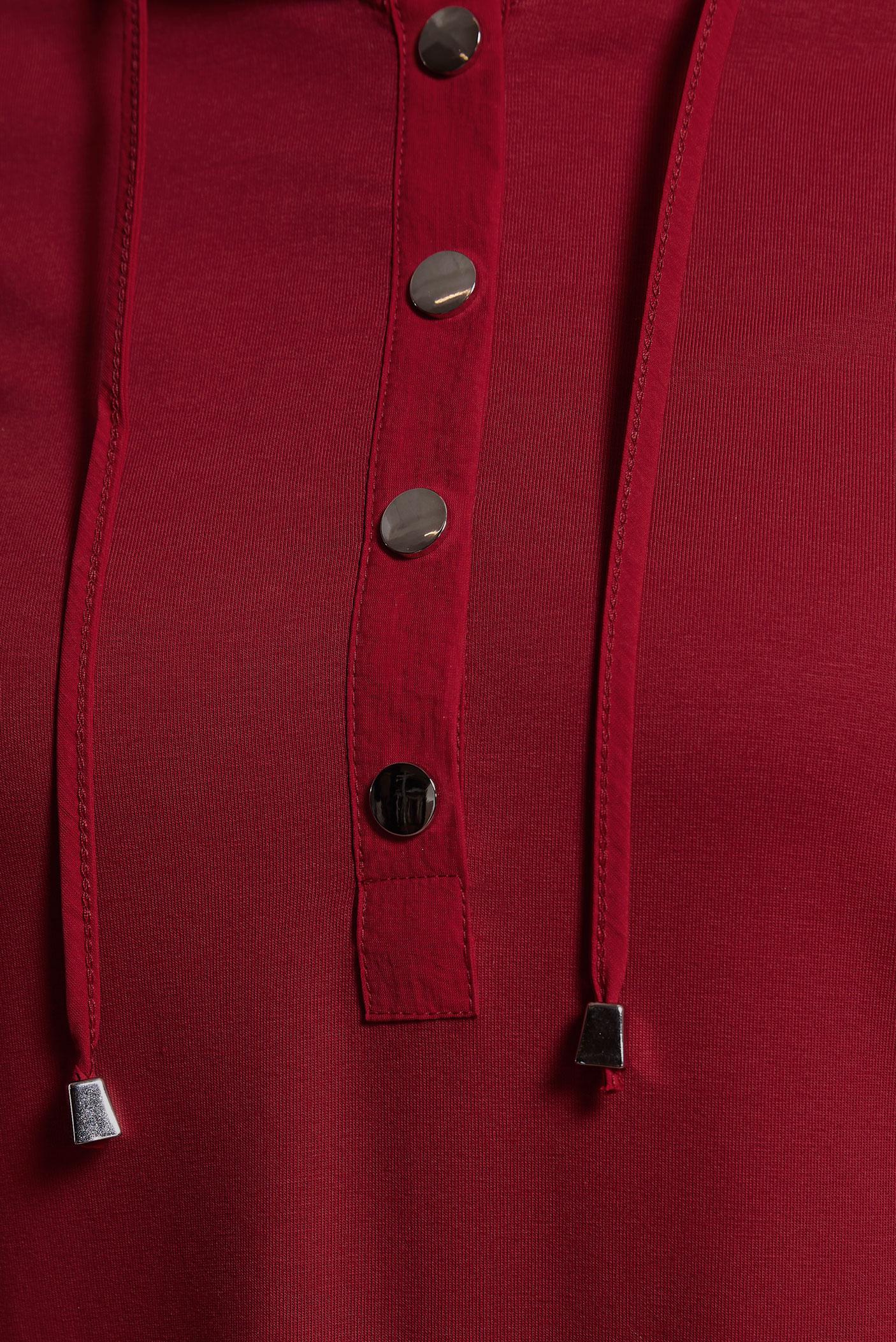 Vêtements hijab ROUGE ROBE DE SURVÊTEMENT À CAPUCHE 44407