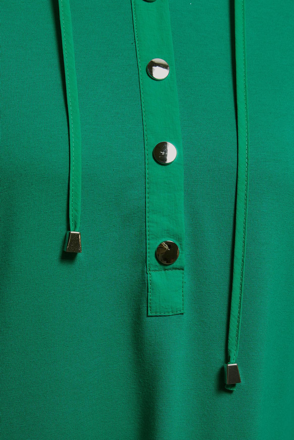 Vêtements hijab VERT ROBE DE SURVÊTEMENT À CAPUCHE 44407