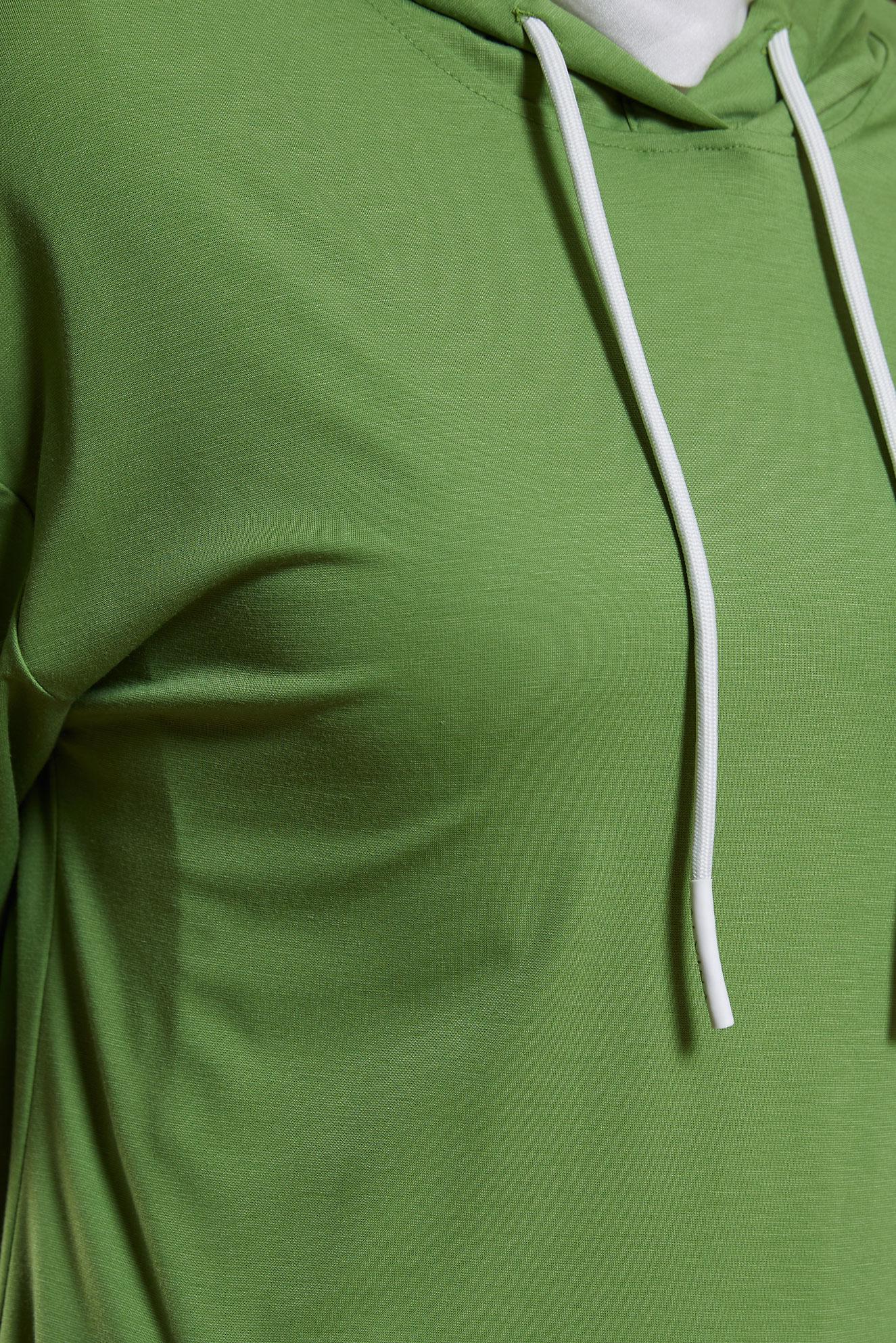 Tesettür giyim YEŞİL KAPÜŞONLU EŞOFMAN TAKIM 44408