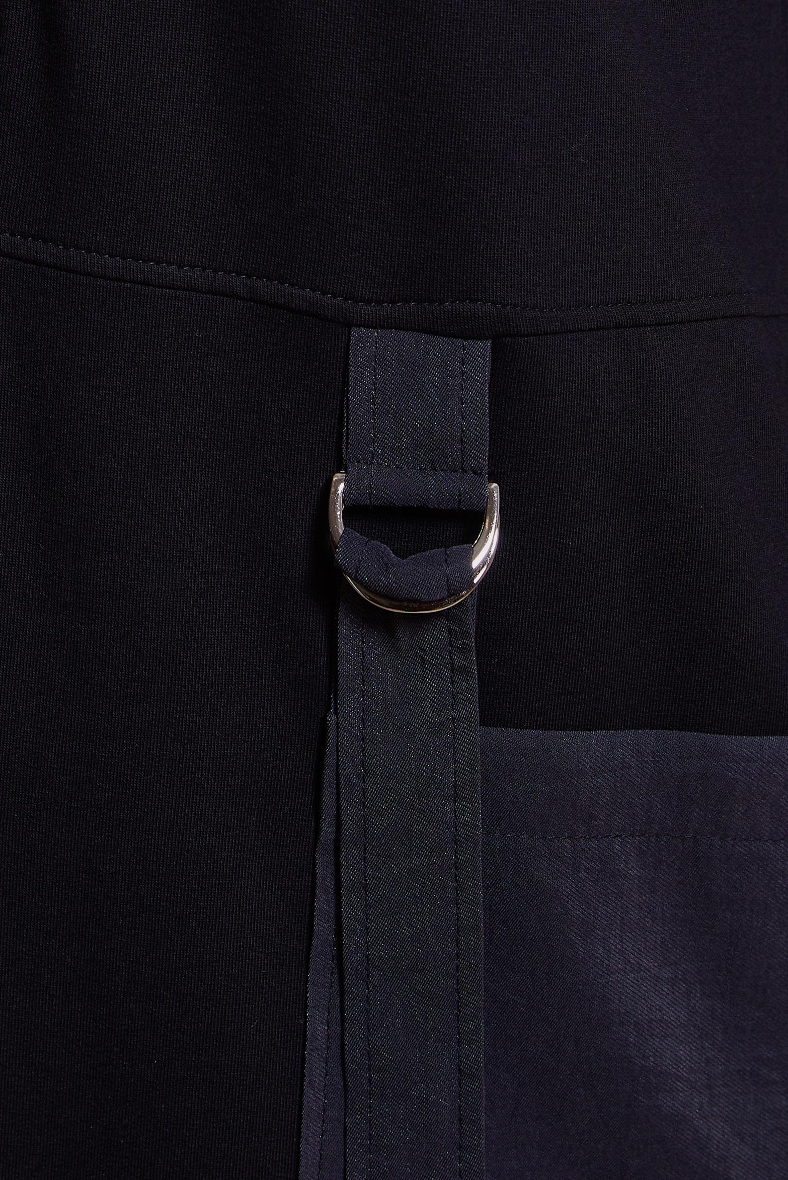 Tesettür giyim SİYAH KAPÜŞONLU EŞOFMAN ELBİSE 44443