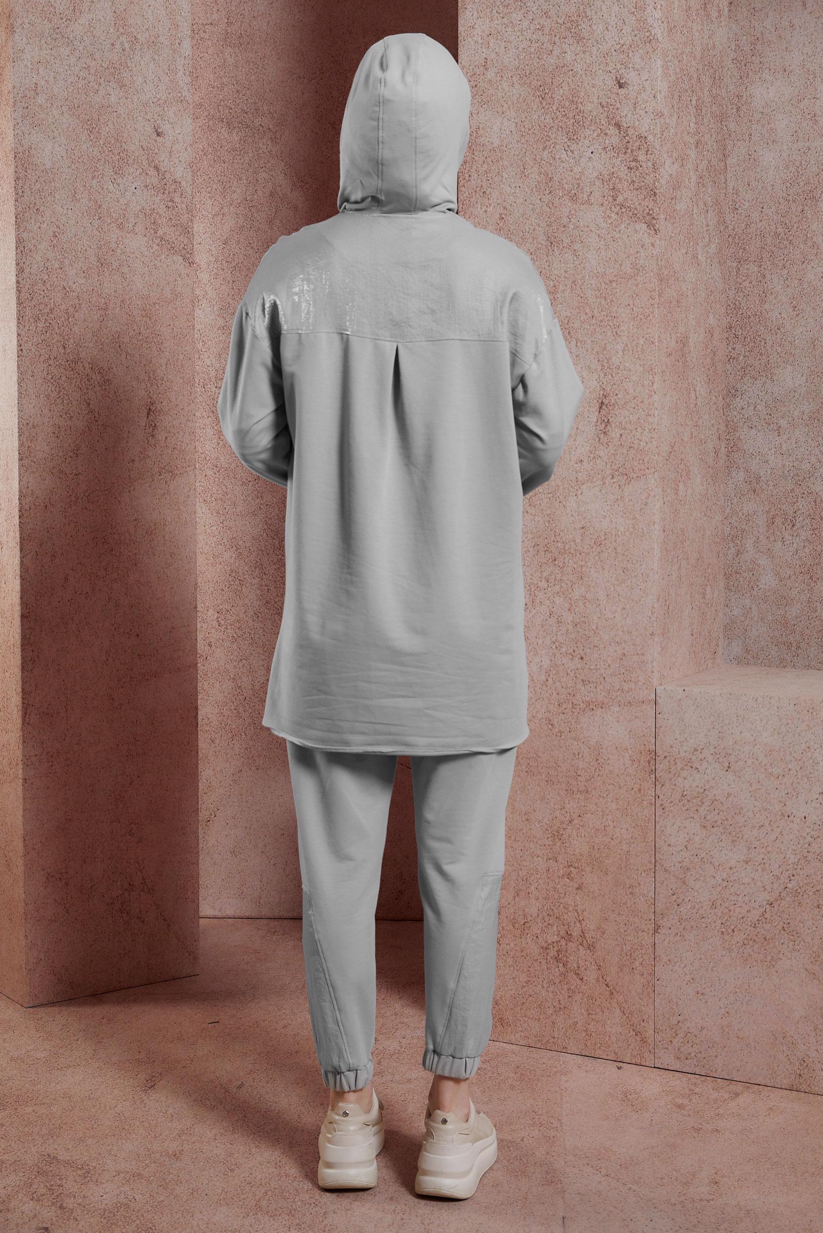 Tesettür giyim GÜMÜŞ PANTOLONLU EŞOFMAN TAKIM 44444