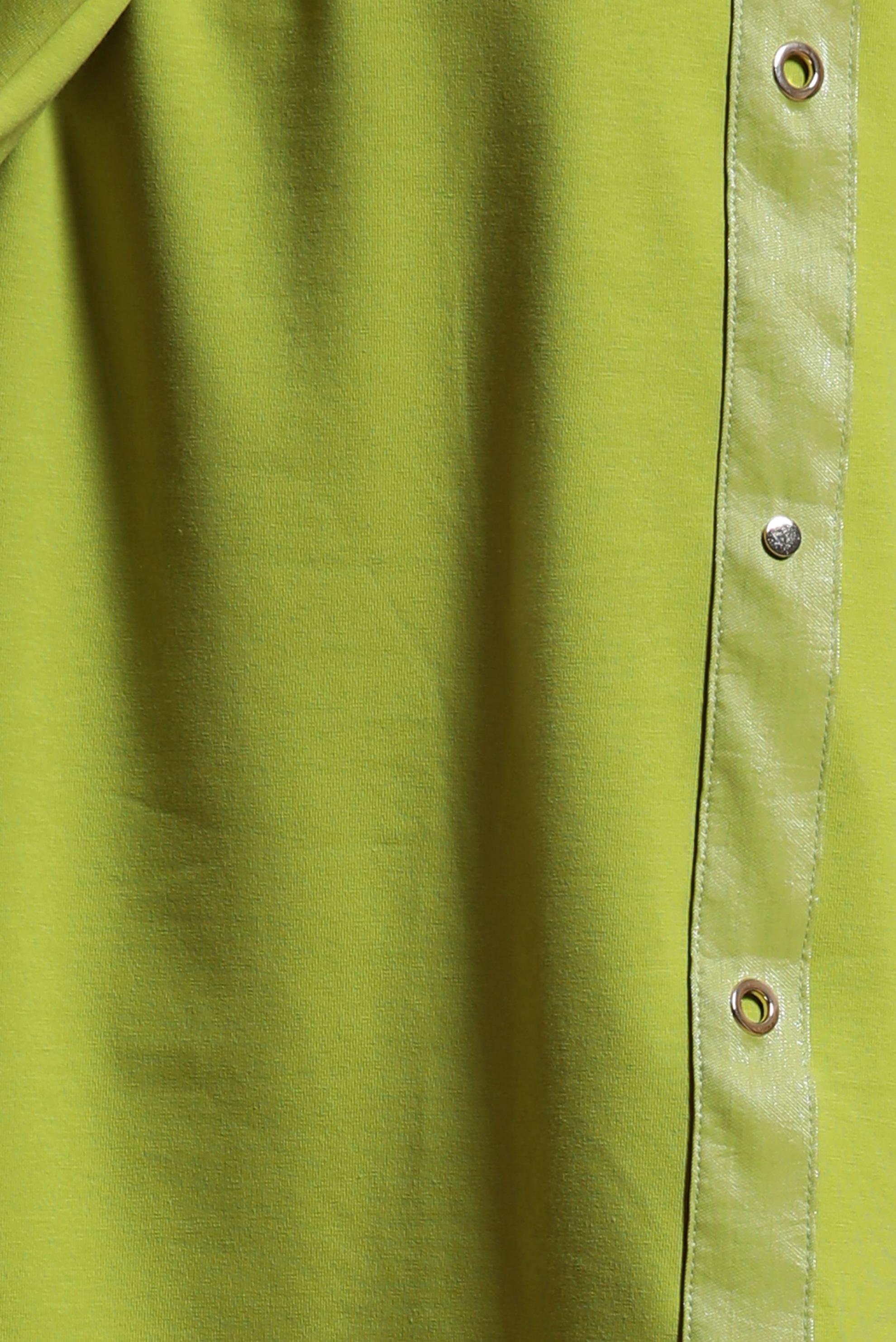 Tesettür giyim YEŞİL KUŞGÖZÜ DETAYLI EŞOFMAN TUNİK 44452