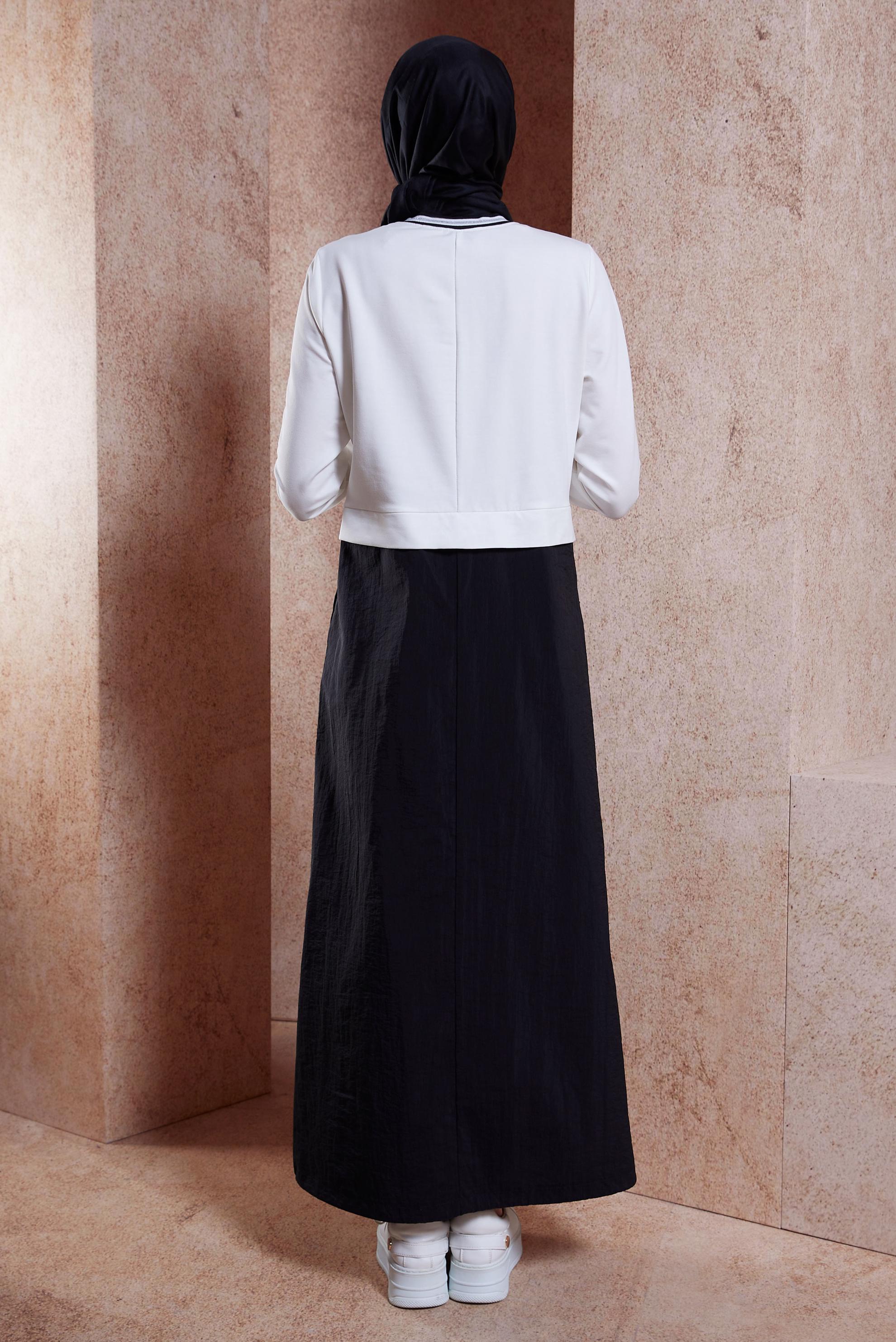 Vêtements hijab NOIR ROBE DE SURVÊTEMENT EN COTON 44514