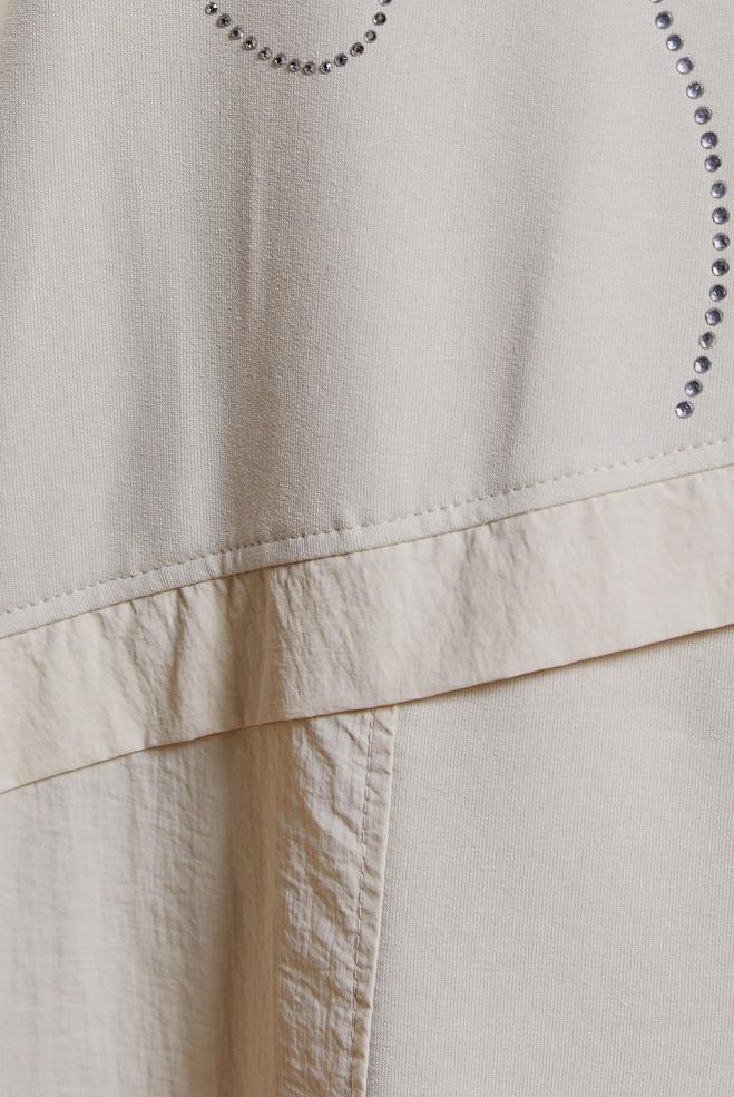 Vêtements hijab BEIGE ROBE DE SURVÊTEMENT 44515 - ALVİNA