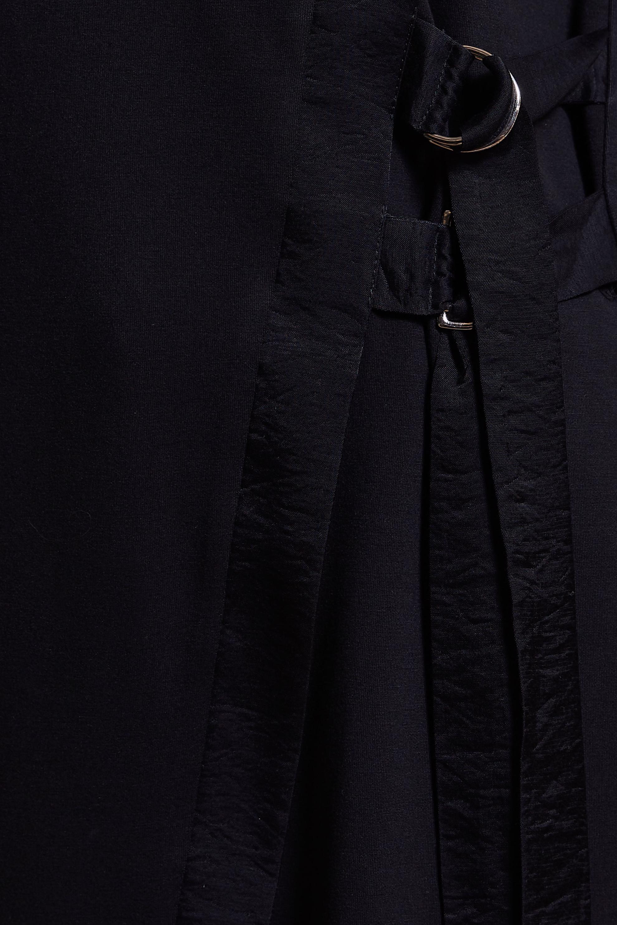 Tesettür giyim SİYAH TAŞ BASKILI EŞOFMAN TUNİK 44516