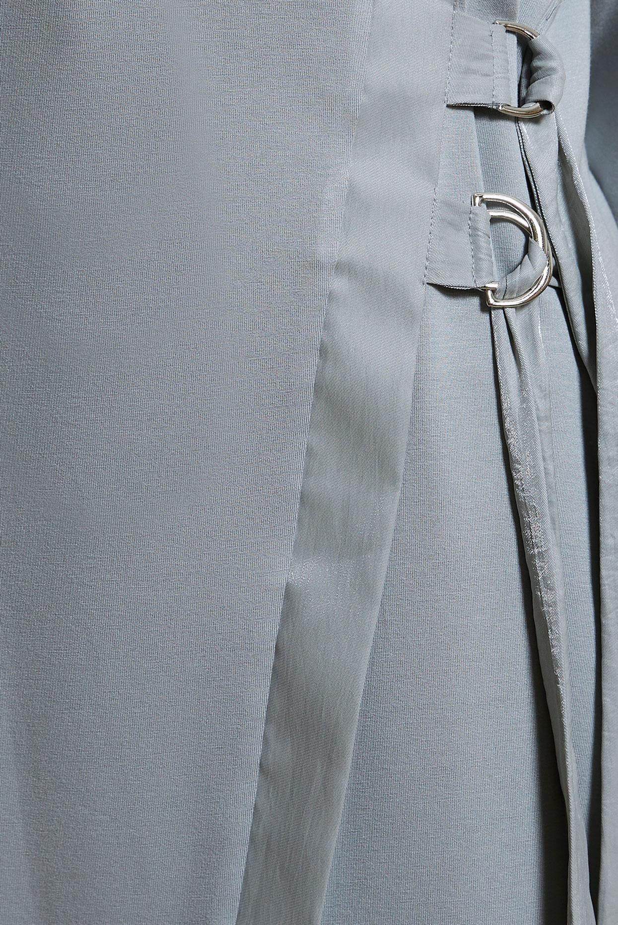 Tesettür giyim GRİ TAŞ BASKILI EŞOFMAN TUNİK 44516