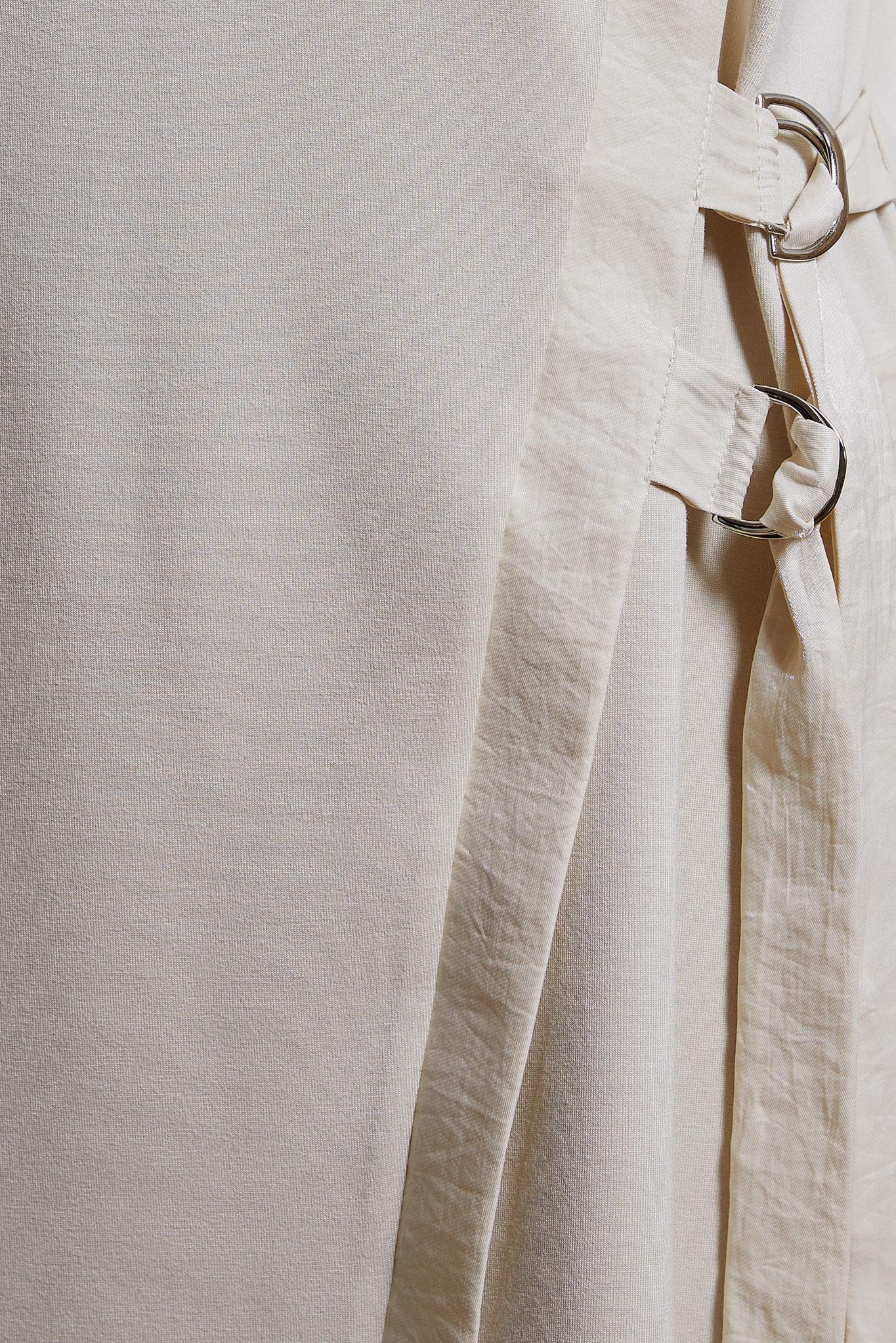 Tesettür giyim BEJ TAŞ BASKILI EŞOFMAN TUNİK 44516