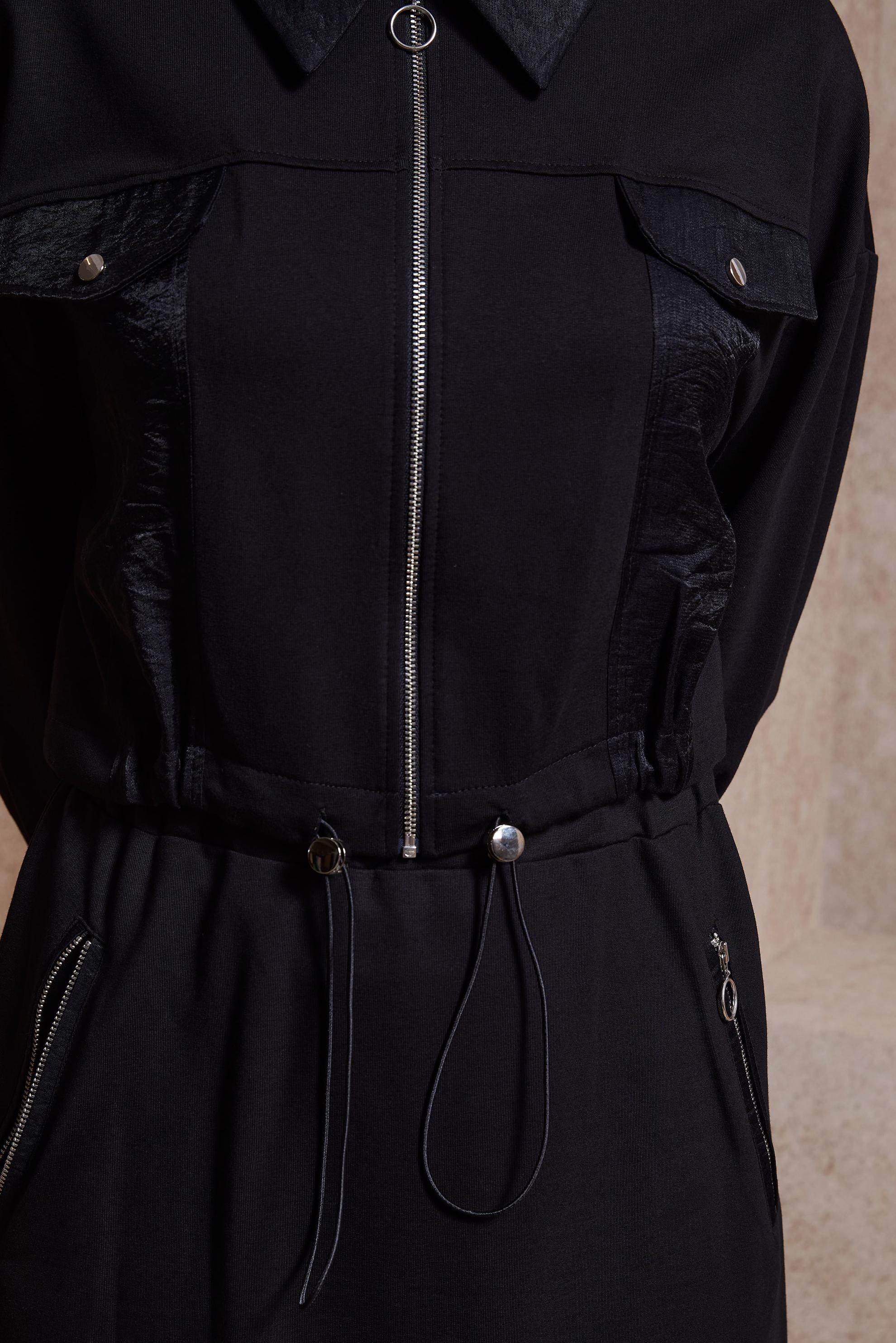 Tesettür giyim SİYAH ETEKLİ EŞOFMAN TAKIM 44557