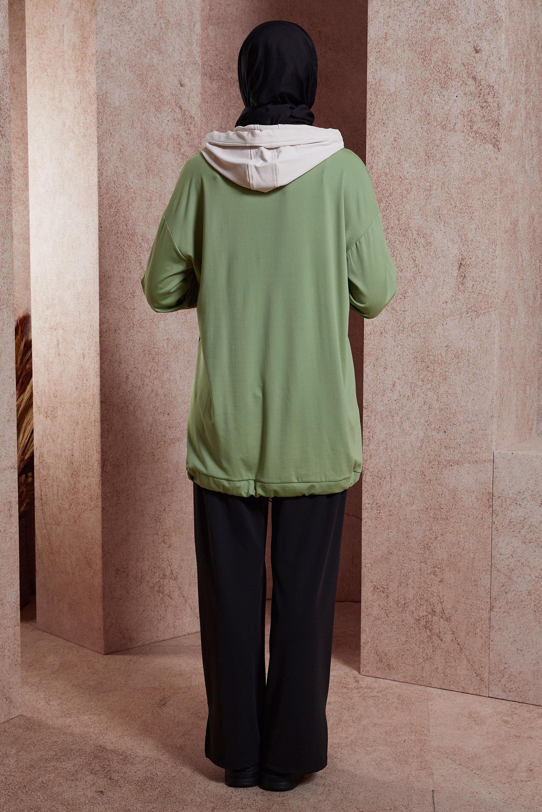 Tesettür giyim SİYAH PANTOLONLU EŞOFMAN TAKIM 44558