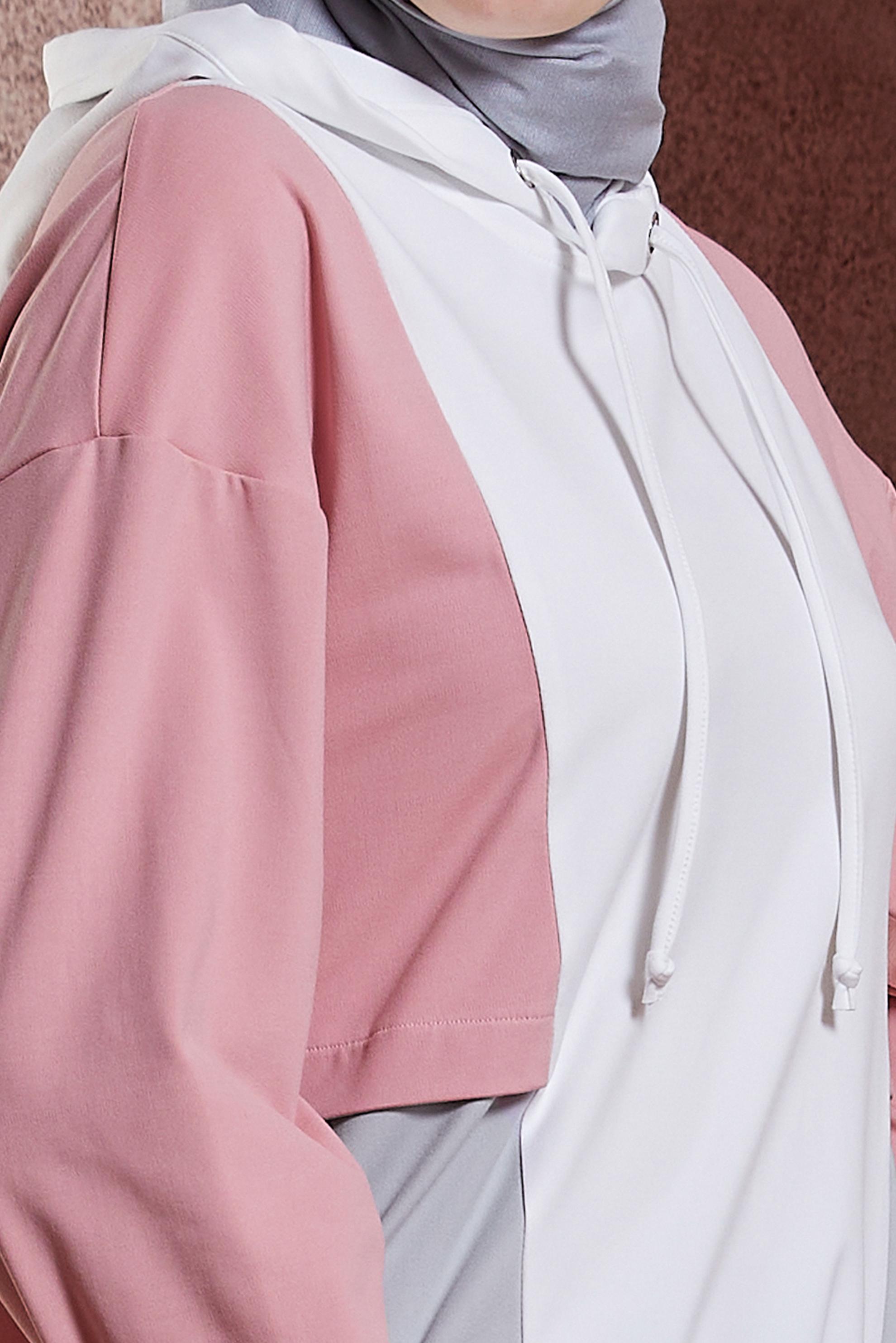 Tesettür giyim GRİ PANTOLONLU EŞOFMAN TAKIM 44558