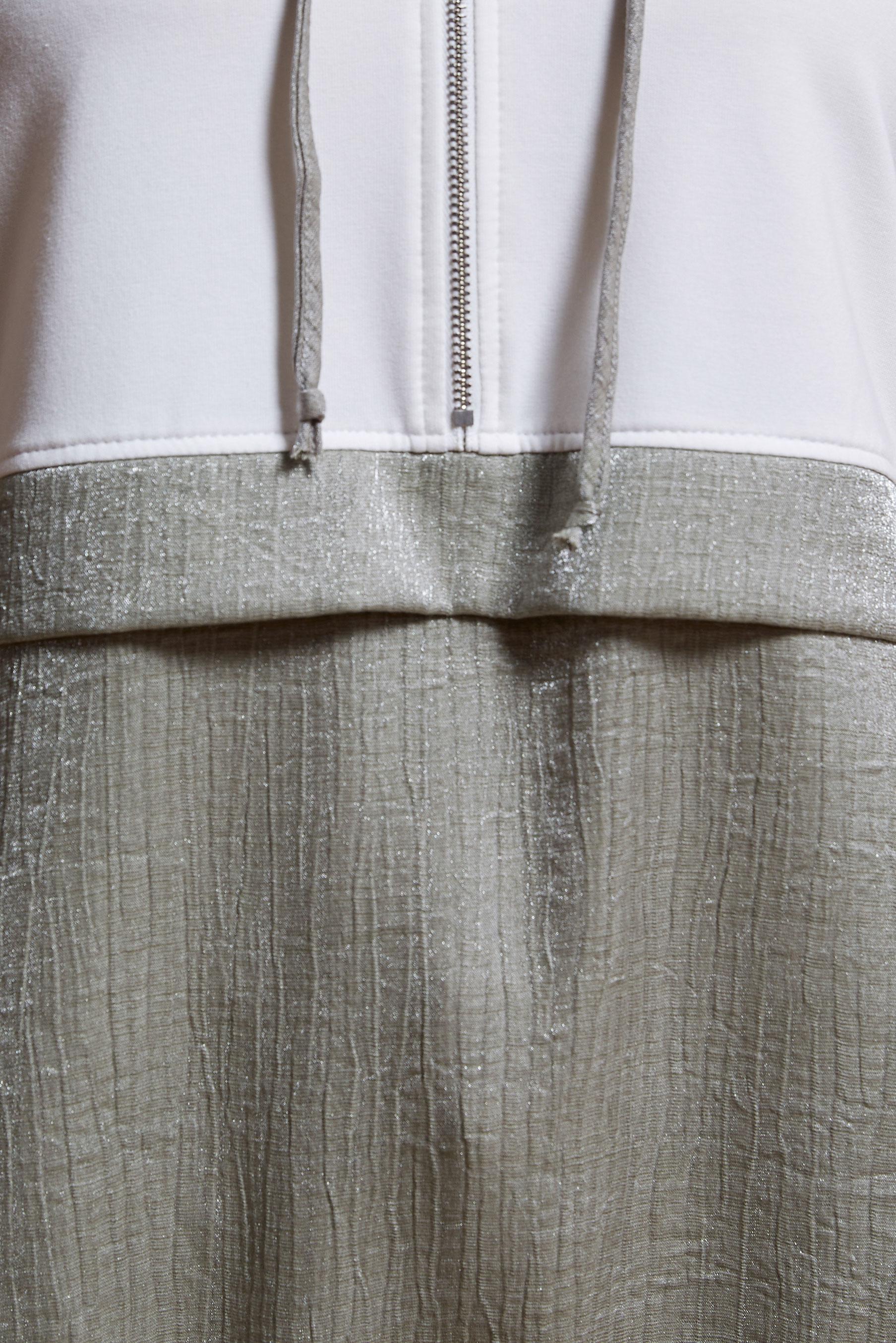 Tesettür giyim HAKİ KAPÜŞONLU EŞOFMAN TUNİK 44560