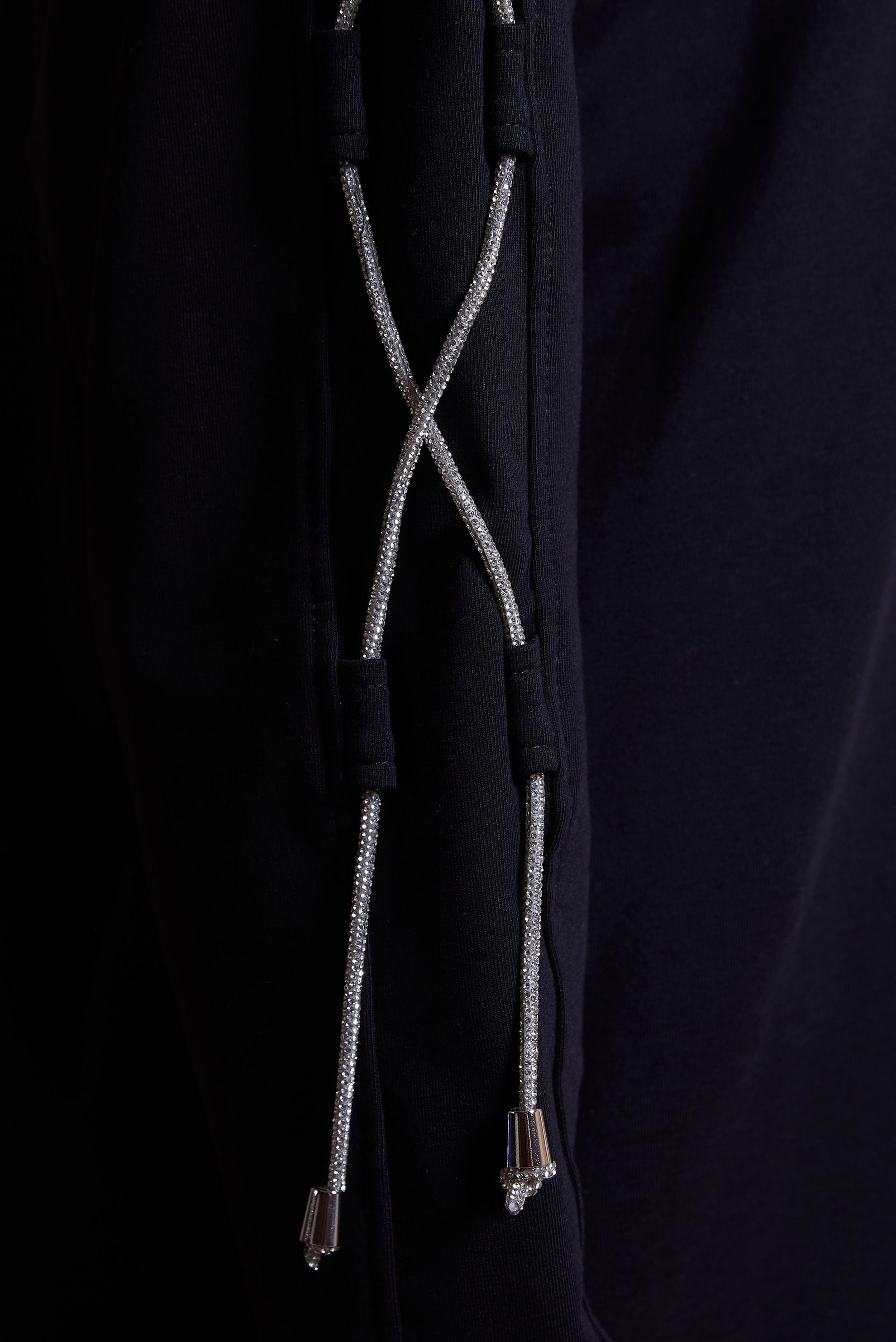 Tesettür giyim SİYAH BAĞCIK DETAYLI EŞOFMAN TUNİK 44561