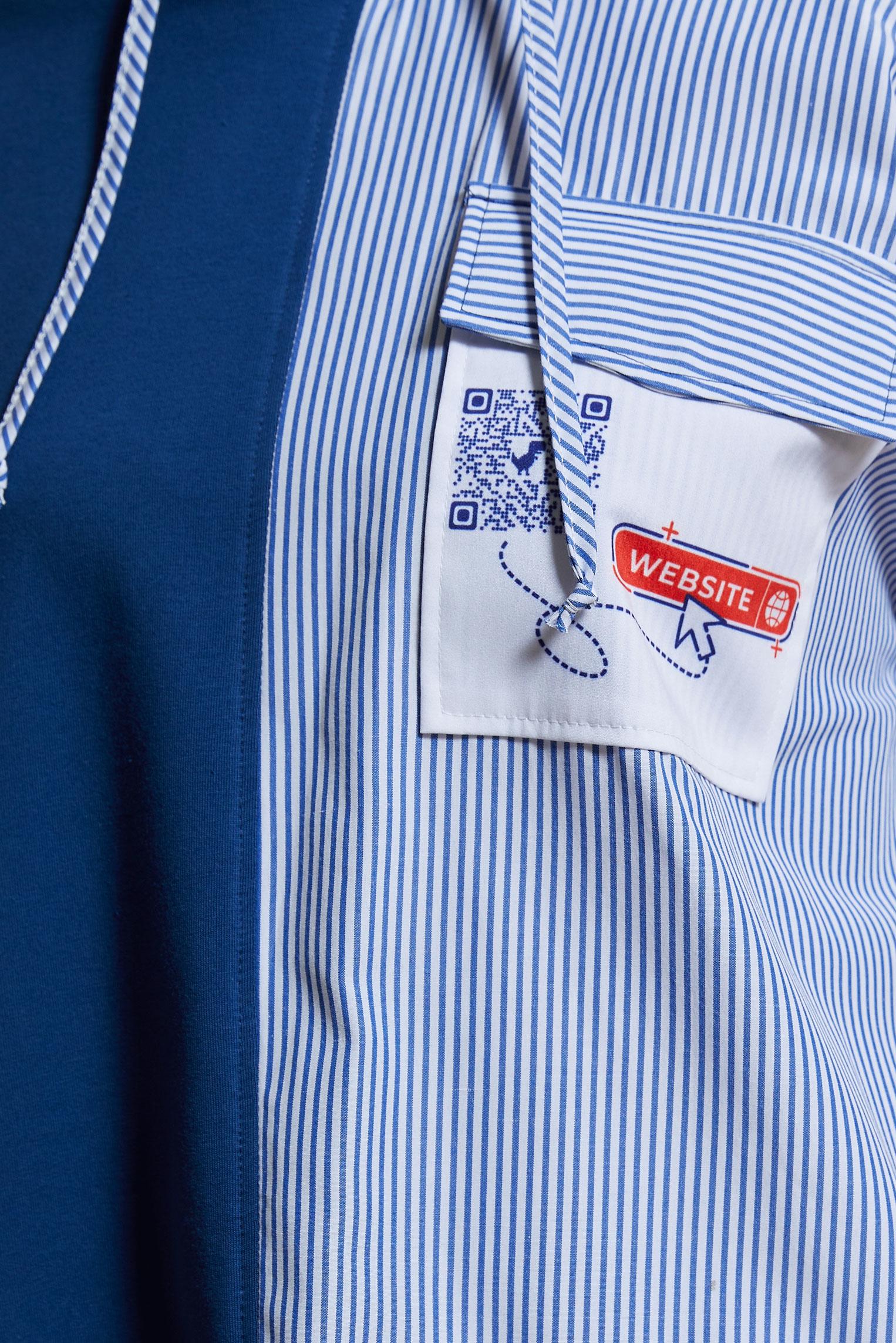 Tesettür giyim LACİVERT KAPÜŞONLU EŞOFMAN TUNİK 44618