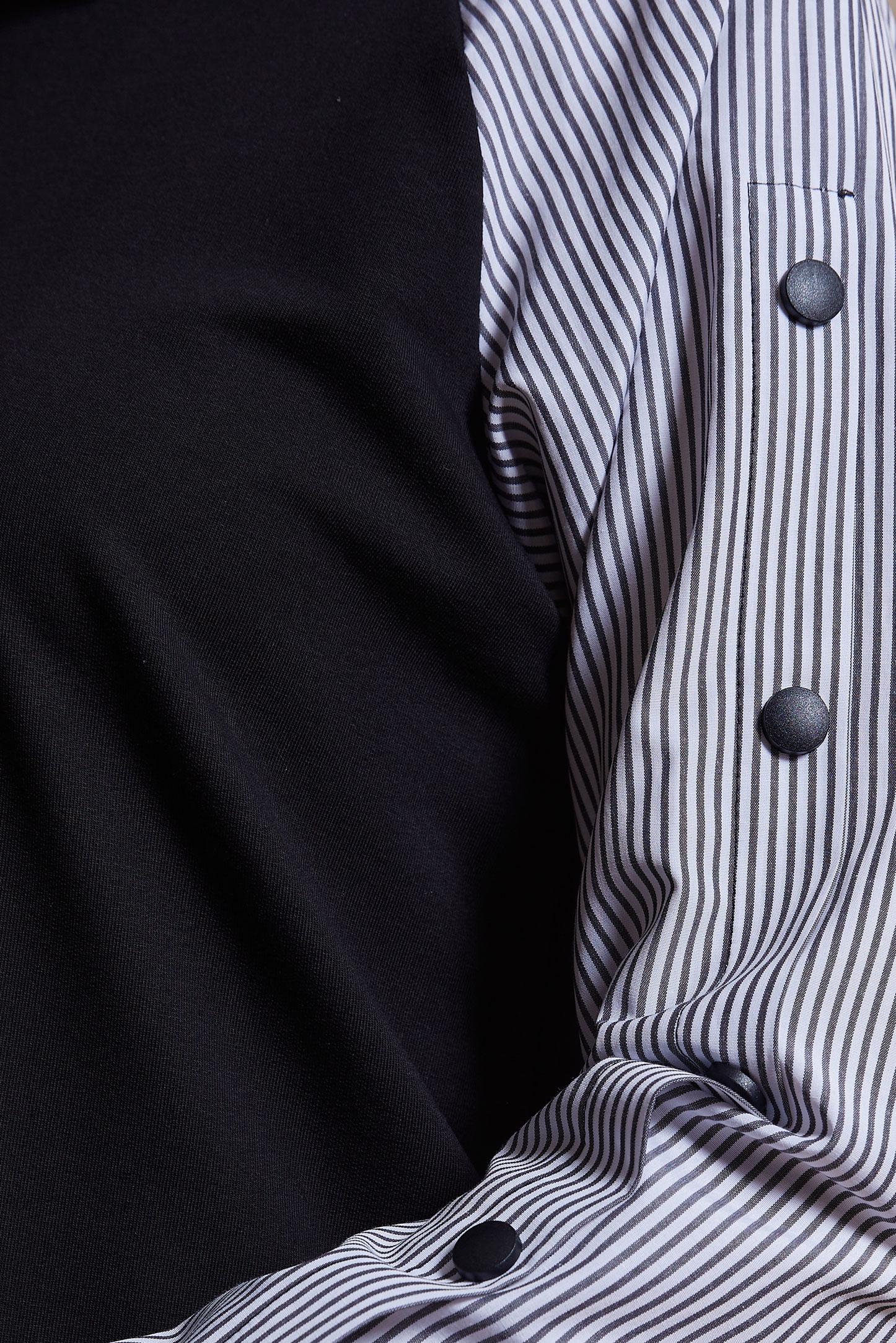 Tesettür giyim SİYAH YAZI BASKILI EŞOFMAN TUNİK 44619