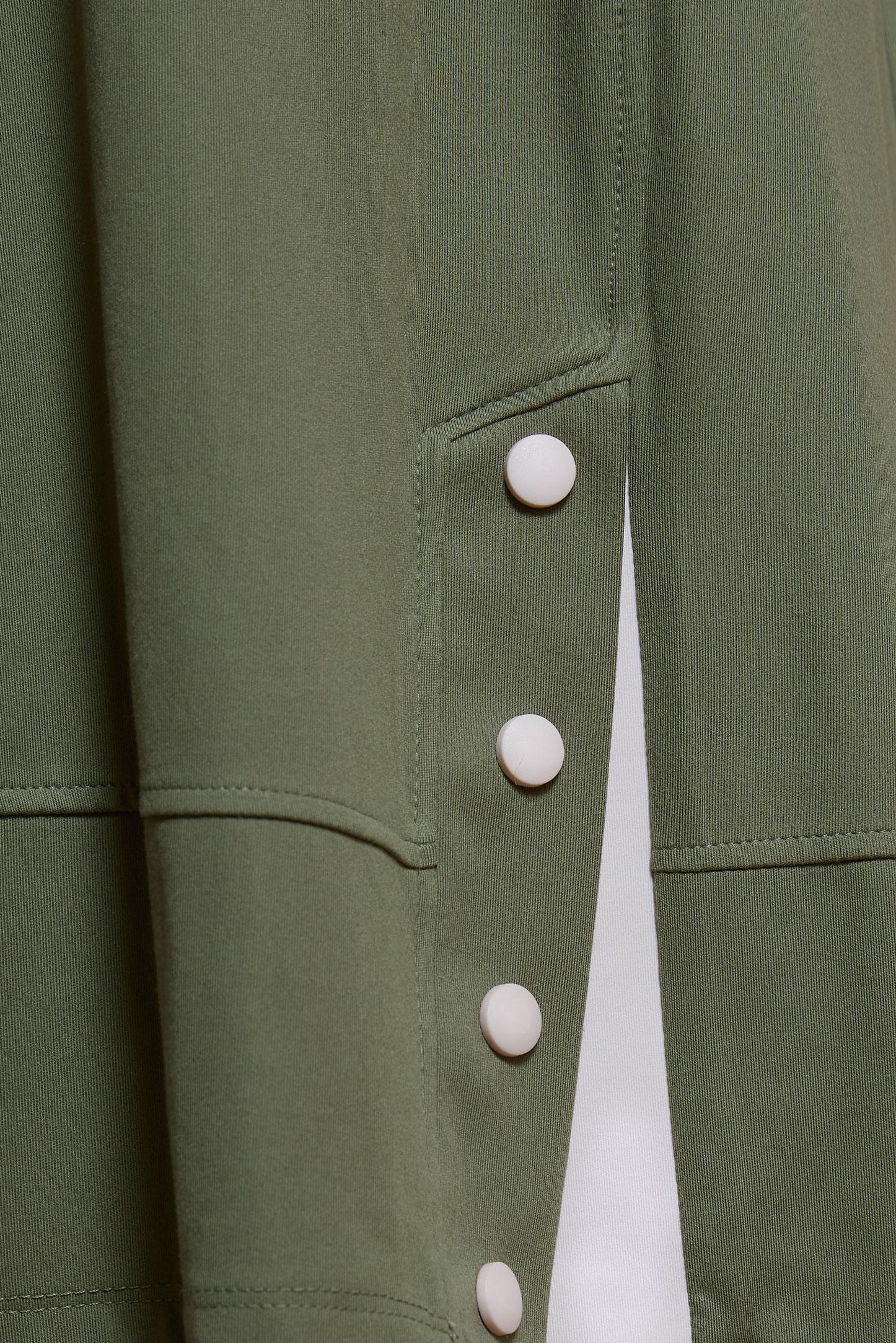 Tesettür giyim HAKİ ÖRME EŞOFMAN TUNİK 44622