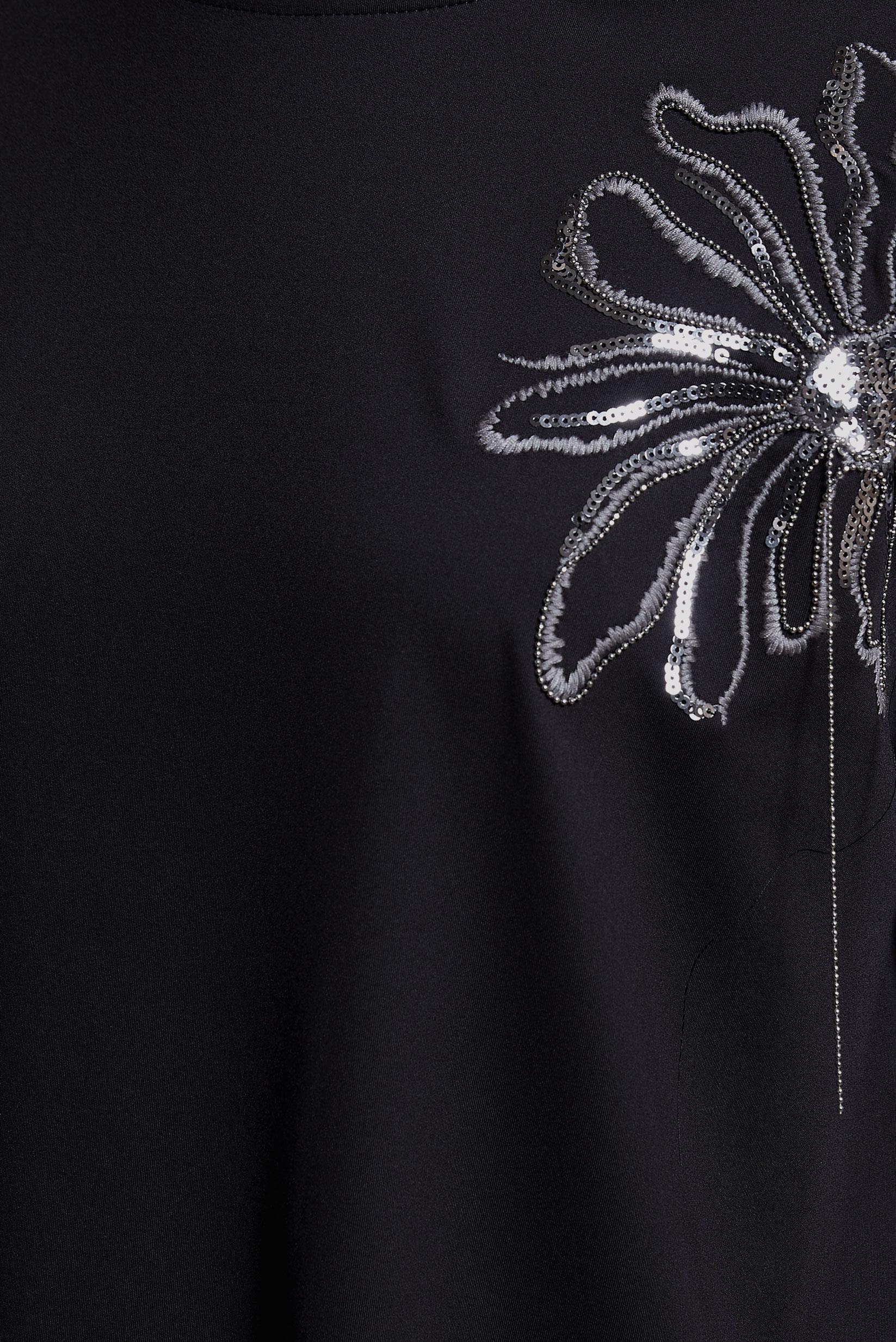 Tesettür giyim SİYAH ZİNCİR DETAYLI EŞOFMAN TUNİK 44638