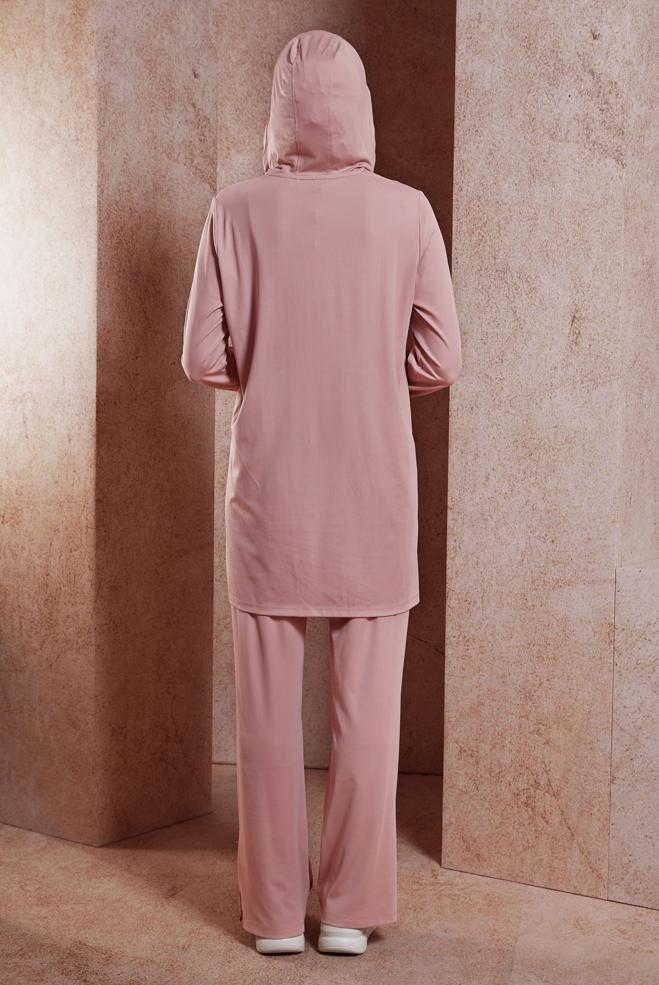 Hijab clothing POWDER JERSEYED TRACKSUIT SET 44642 - ALVİNA