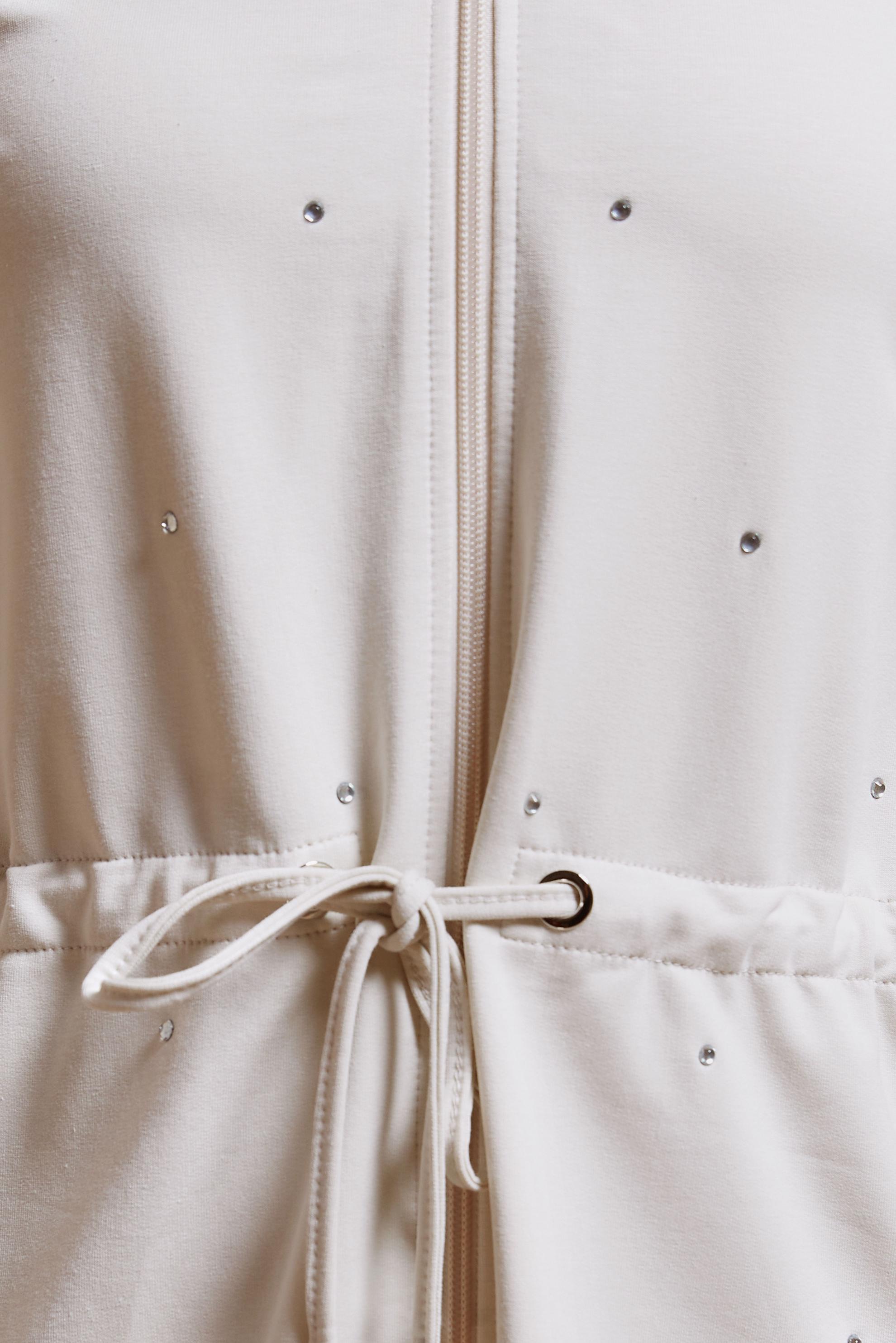 Tesettür giyim BEJ TAŞLI PANTOLONLU EŞOFMAN TAKIM 44702