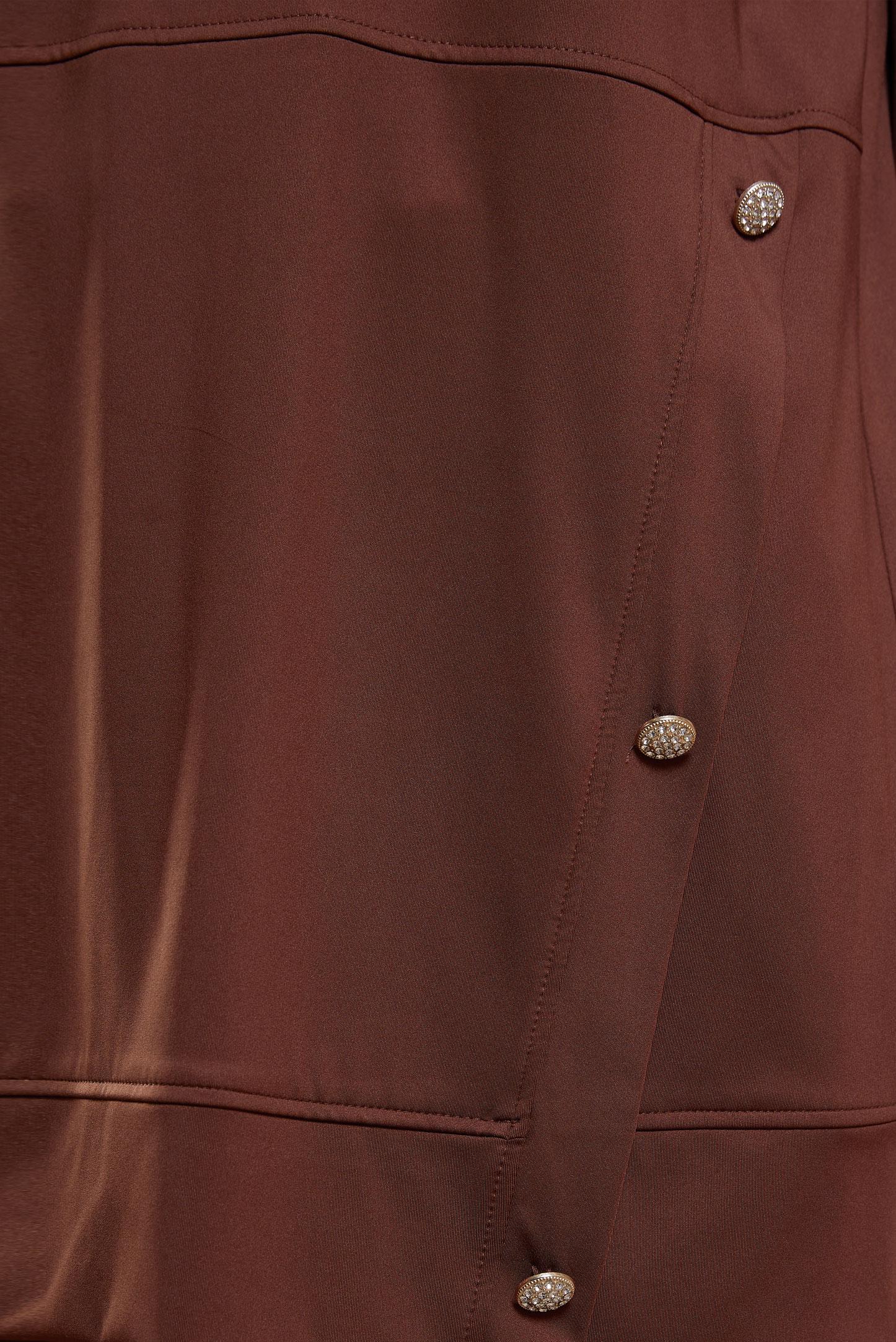 Tesettür giyim KAHVE DÜĞME DETAYLI EŞOFMAN TAKIM 44705