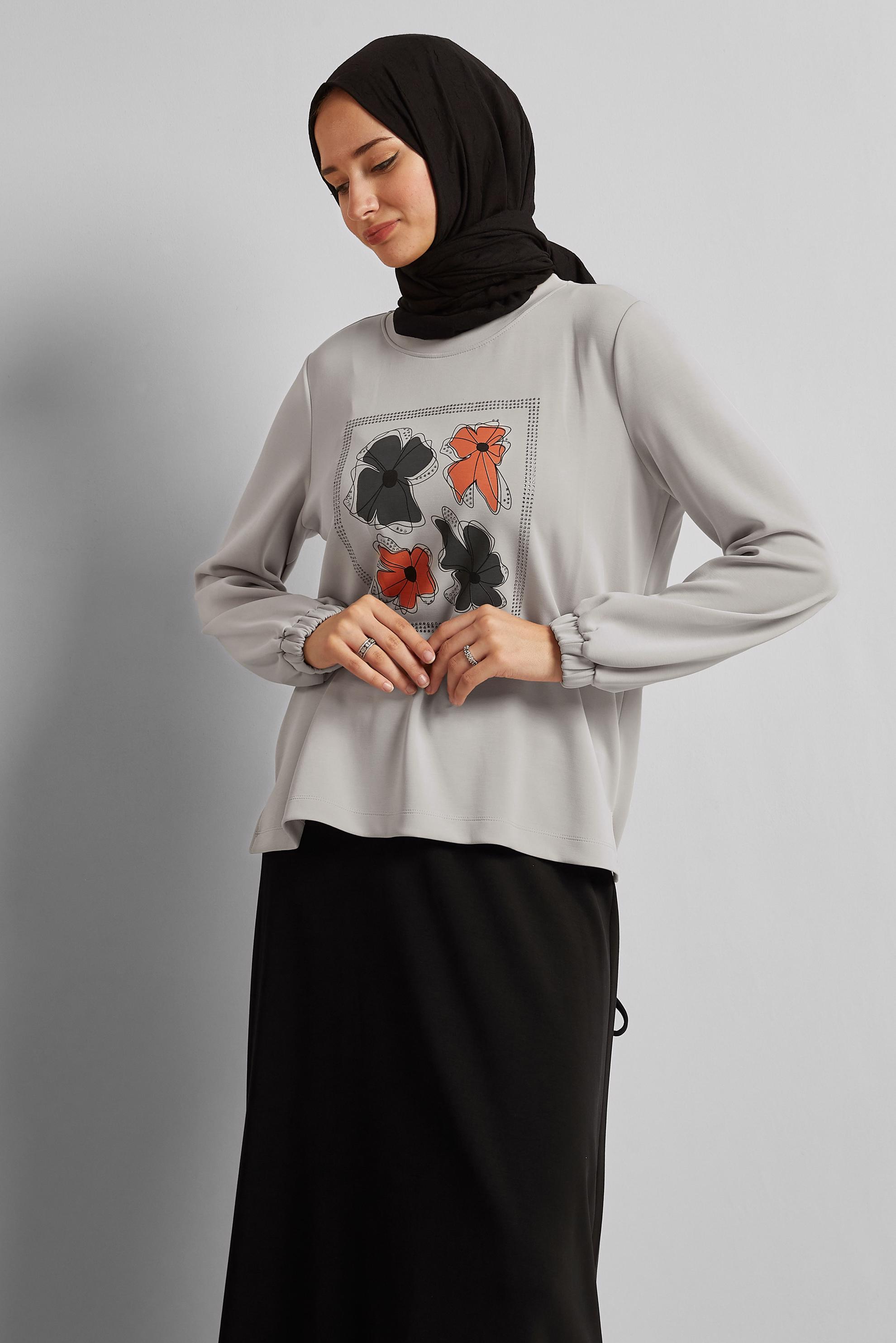 Vêtements hijab NOIR ENSEMBLE DE SURVÊTEMENT JUPE 44725