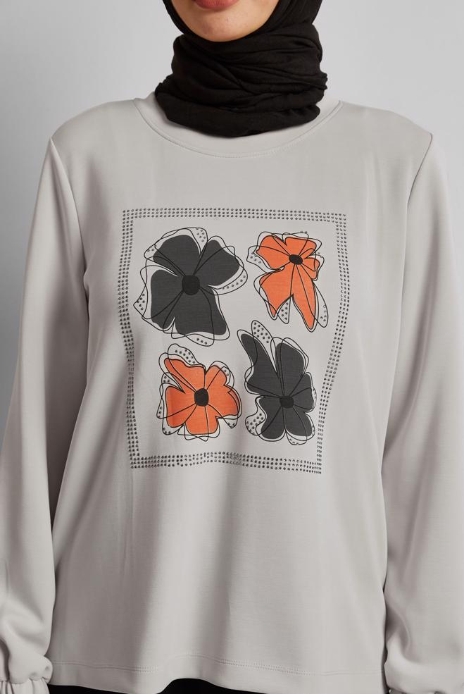 Vêtements hijab NOIR ENSEMBLE DE SURVÊTEMENT JUPE 44725 - ALVİNA