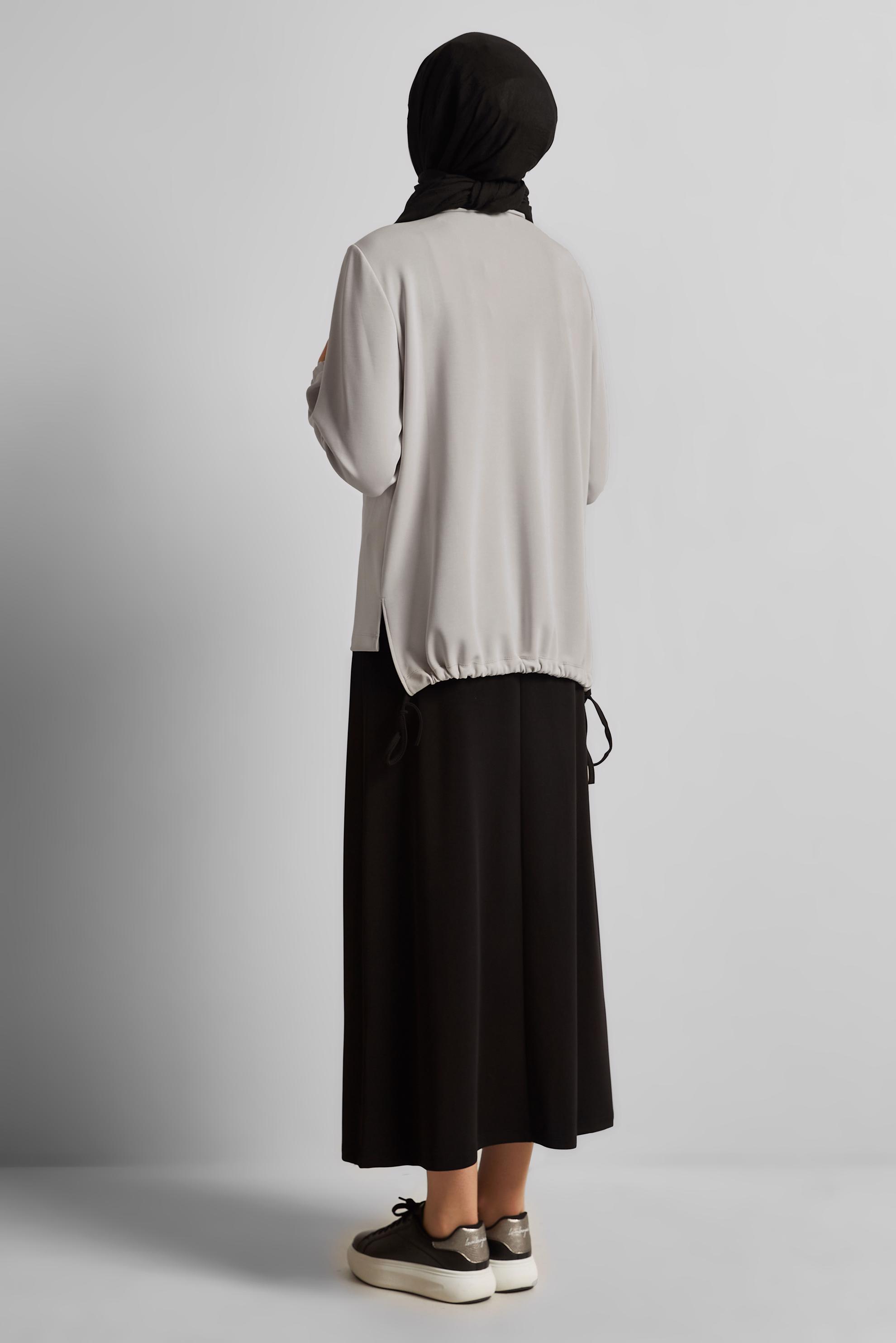 Vêtements hijab NOIR ENSEMBLE DE SURVÊTEMENT JUPE 44725