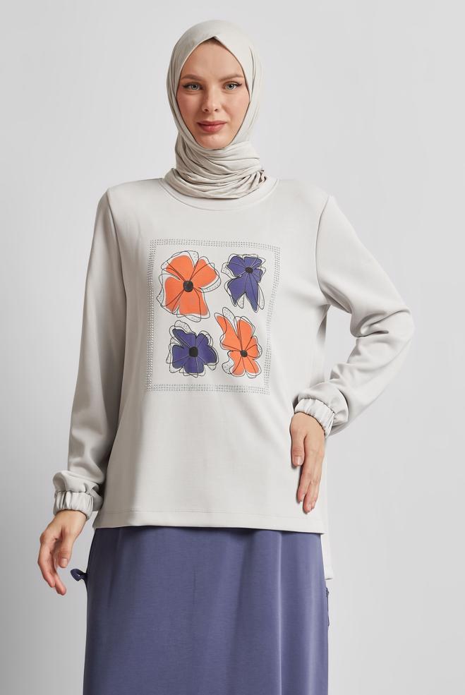 Vêtements hijab POURPRE ENSEMBLE DE SURVÊTEMENT JUPE 44725 - ALVİNA